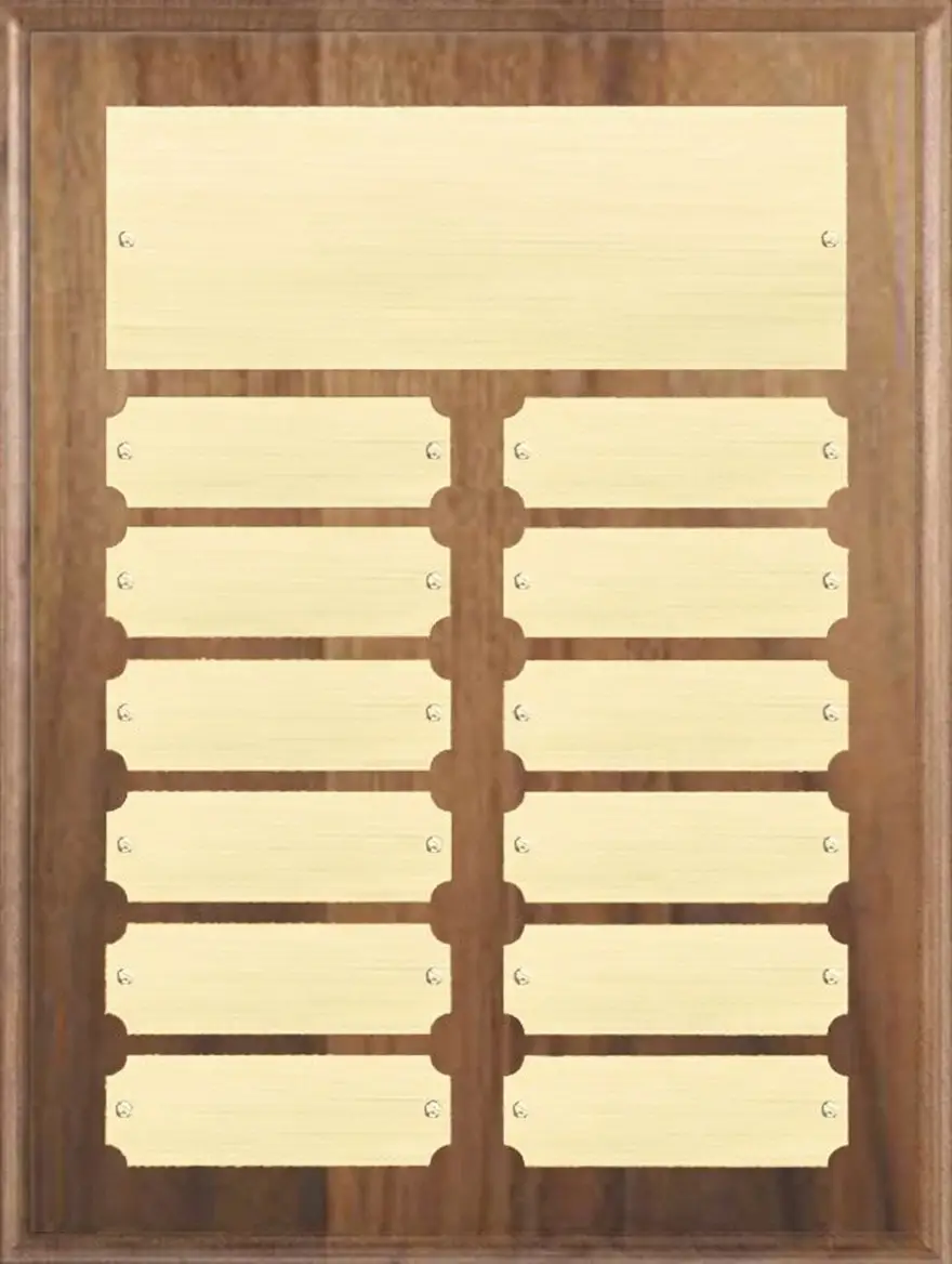 Gold Plate Perpetual Plaque - thumbnail 2