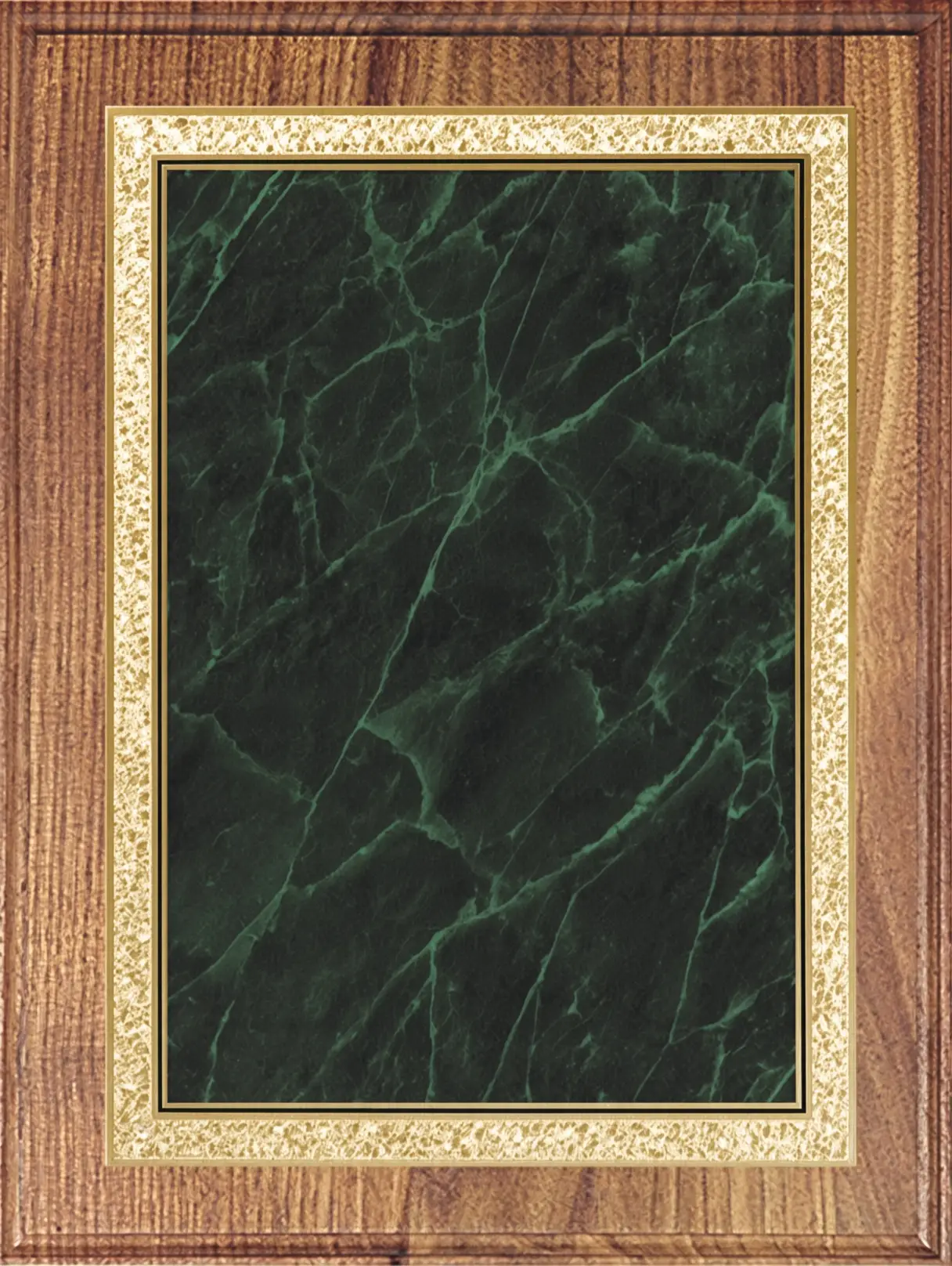 Green Marble Walnut Plaque - thumbnail 2
