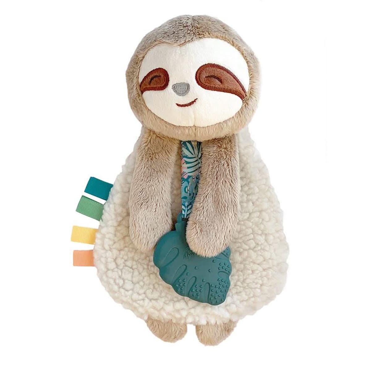 Itzy Ritzy Peyton the Sloth Itzy Lovey Plush and Teether Toy