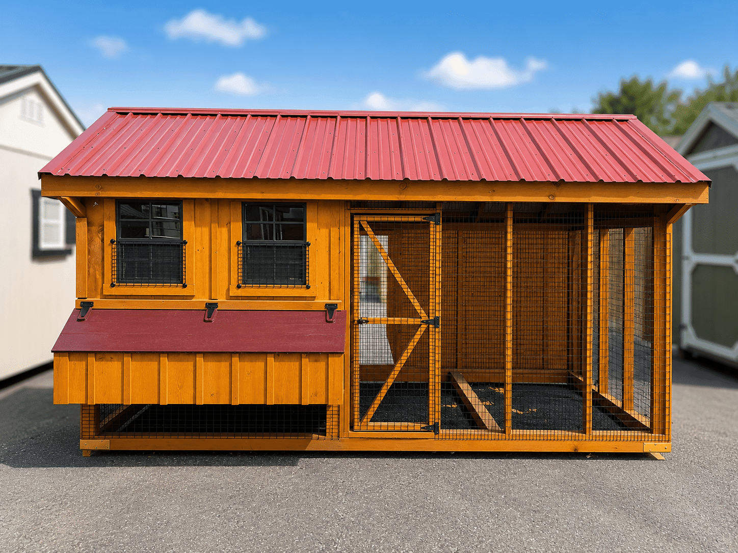 7×14 Quaker Combo – Red Metal Roof – Located in Atglen, PA