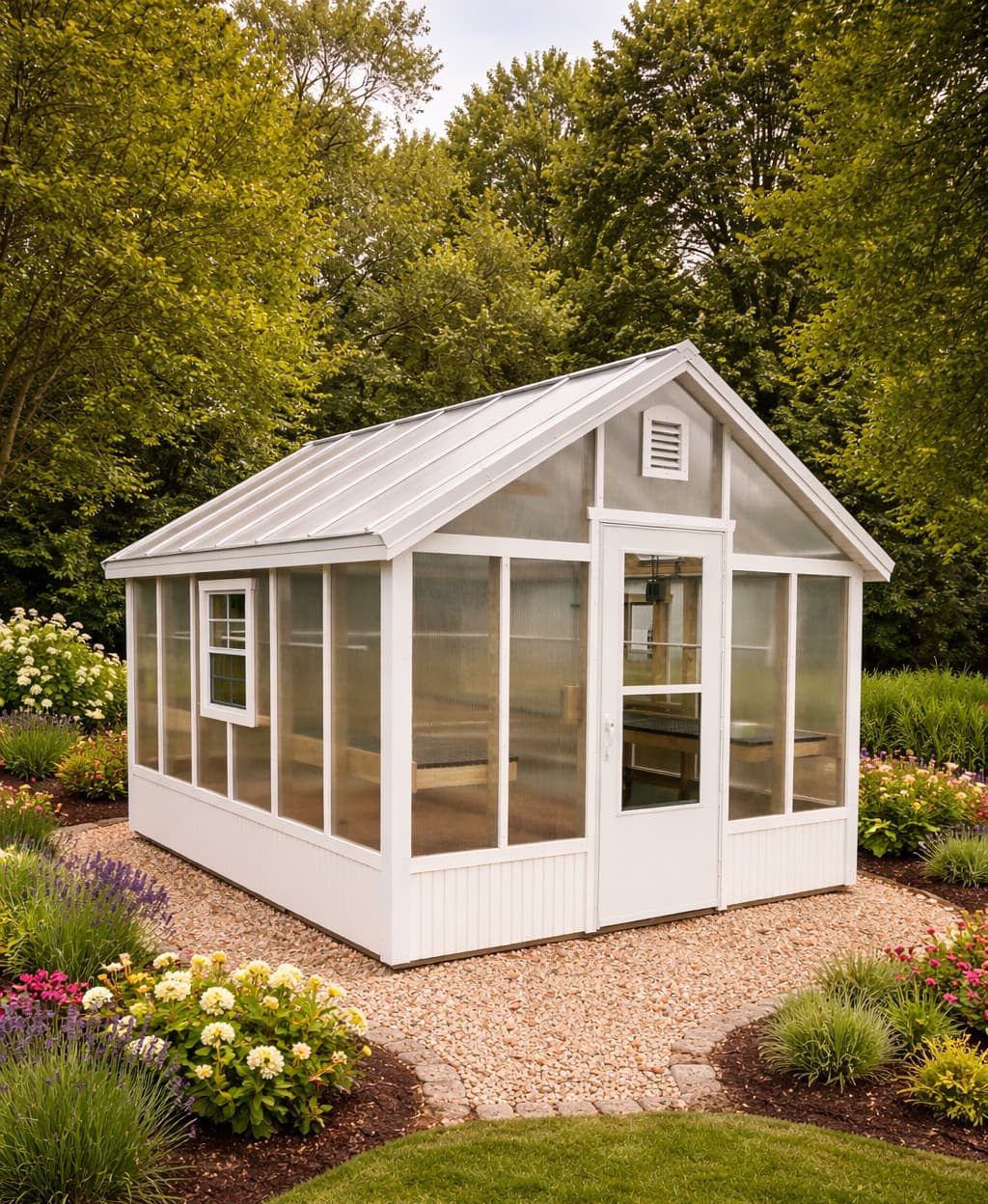 10×12 A Frame Greenhouse – Located in Mooresville, NC!