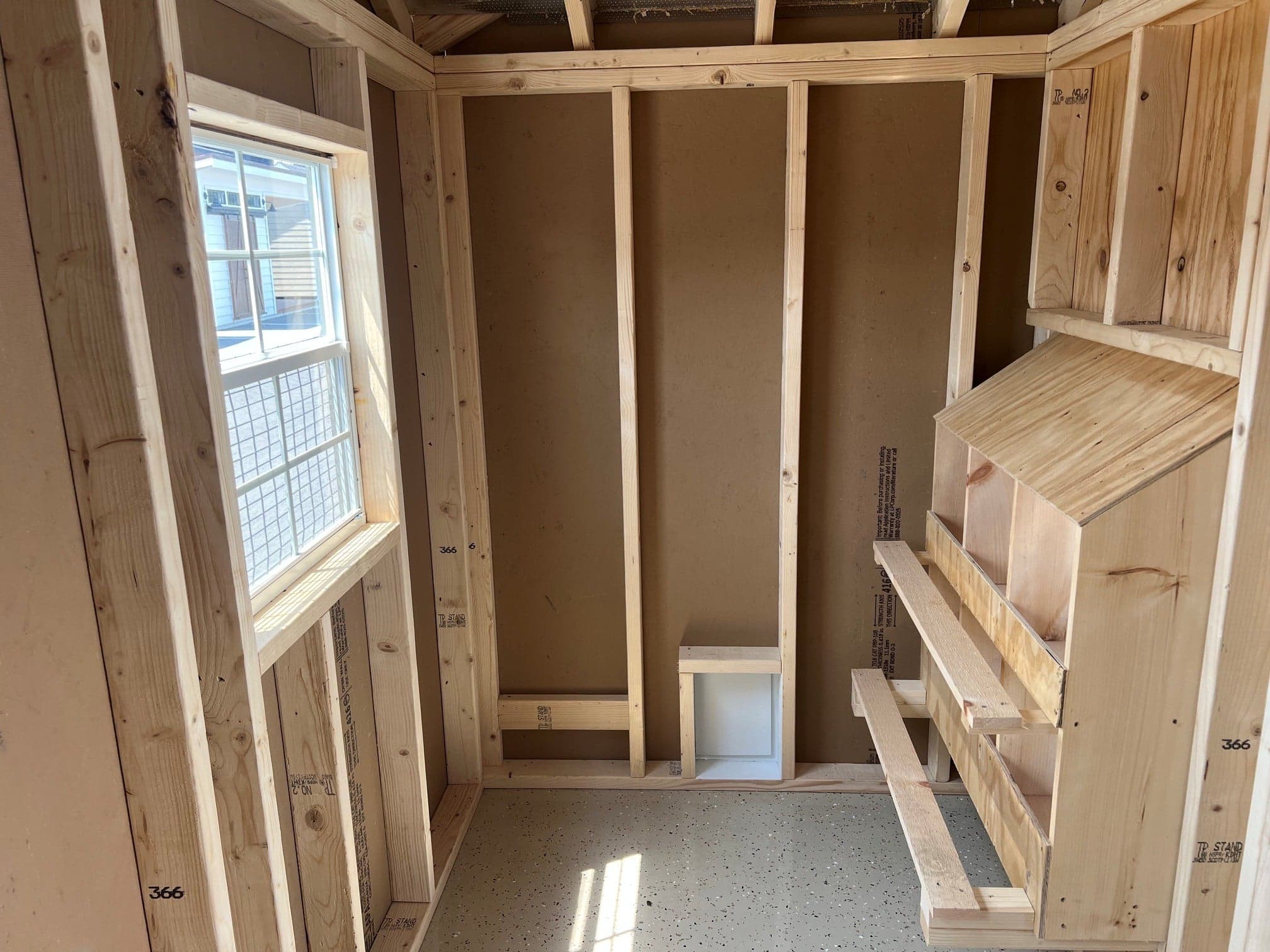 8×20 A-Frame Reverse Gable Combo Coop – Located in Atglen, PA! - thumbnail 8