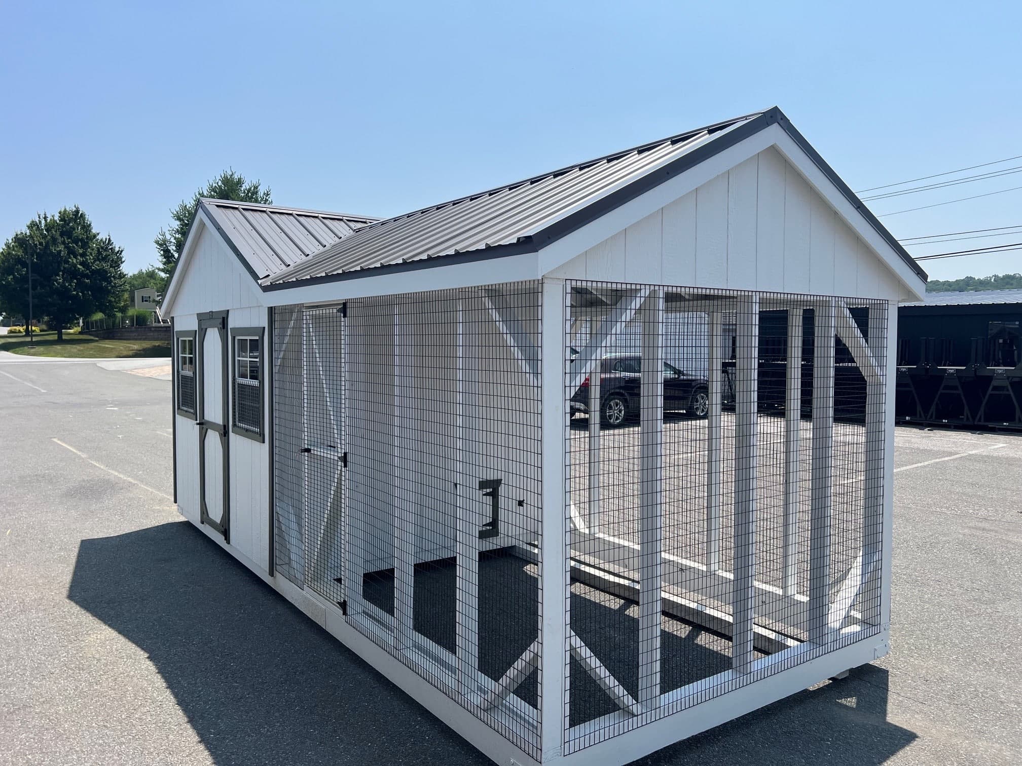 8×20 A-Frame Reverse Gable Combo Coop – Located in Atglen, PA! - thumbnail 3
