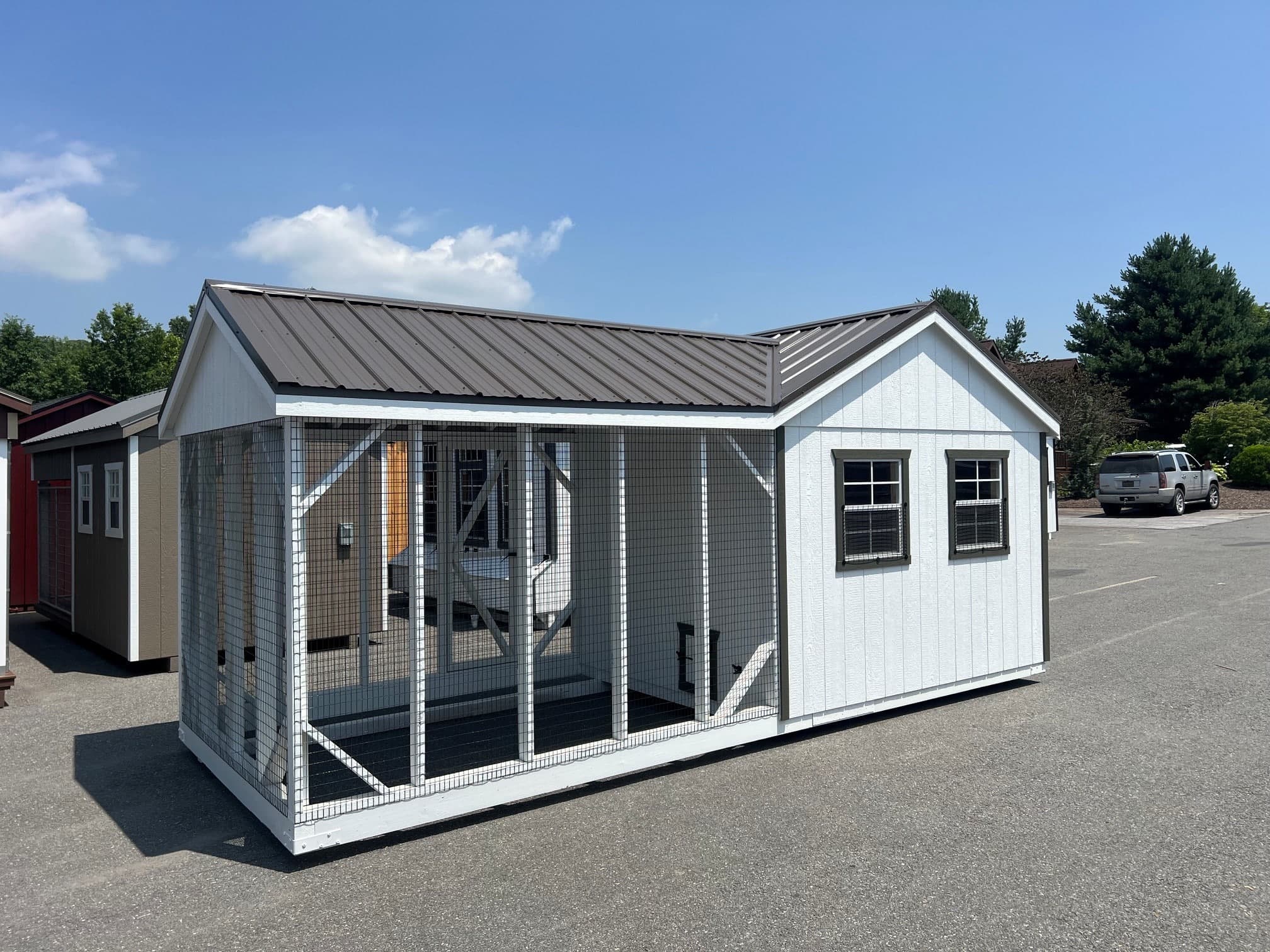8×20 A-Frame Reverse Gable Combo Coop – Located in Atglen, PA! - thumbnail 4