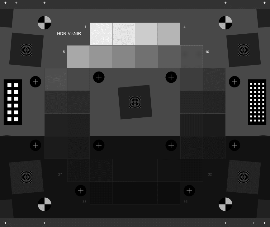 Imatest VisNIR Dynamic Range Chart