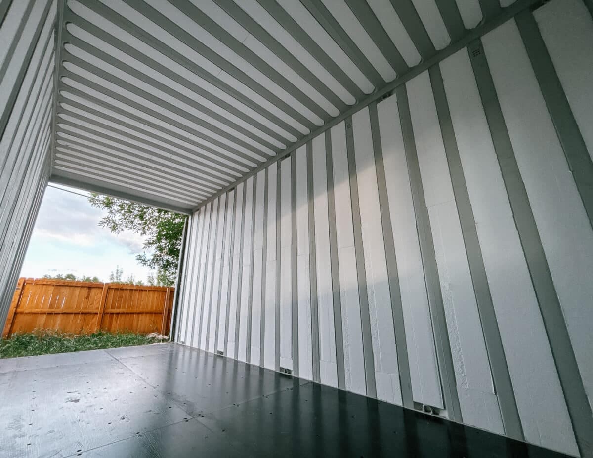 3.75 InSoFast Panel + Inserts R-18.4/R-16 Shipping Container Insulation & Framing Bundle - thumbnail 2