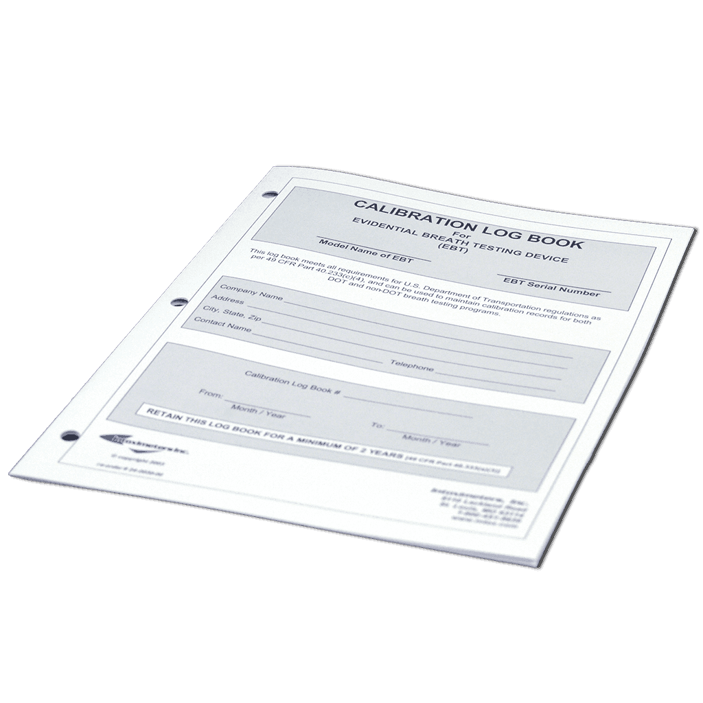 Calibration Log Book