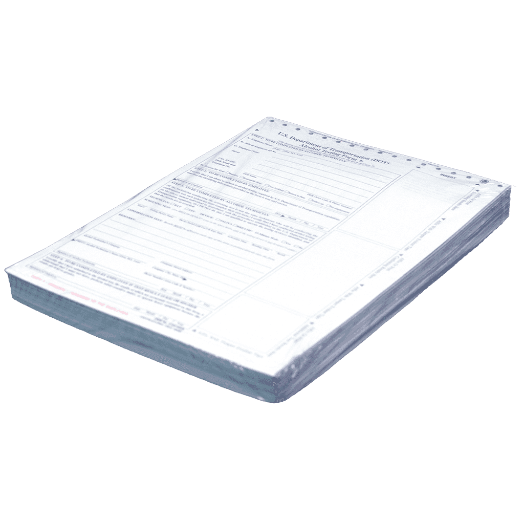 DOT Forms for RBT IV, AMCC, EC/IR, AS IV @Work, or ASVXL