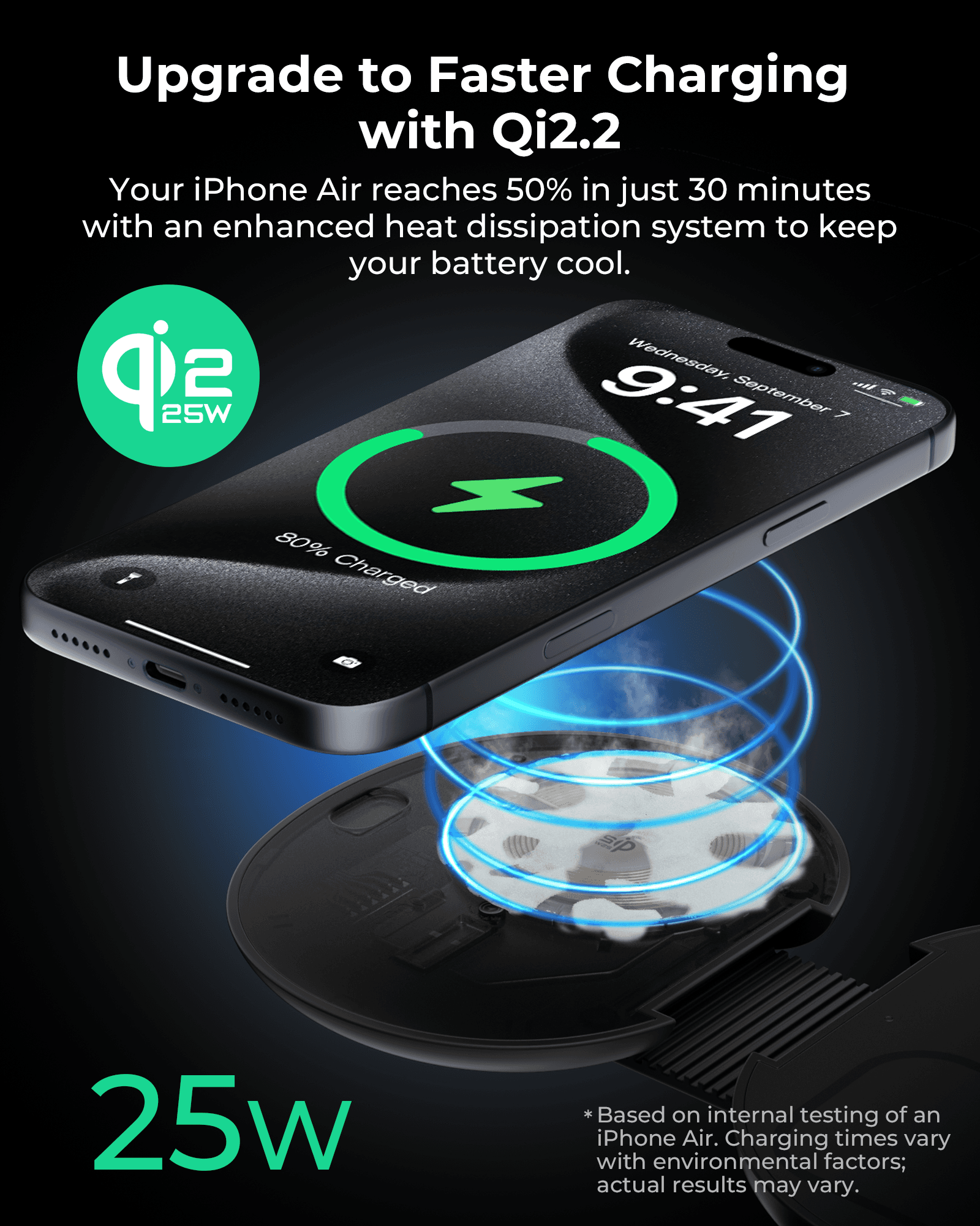 Velox Qi2.2<span>with Built-in FindMy, 4-in-1 Foldable 25W Fast Charger</span> - thumbnail 8