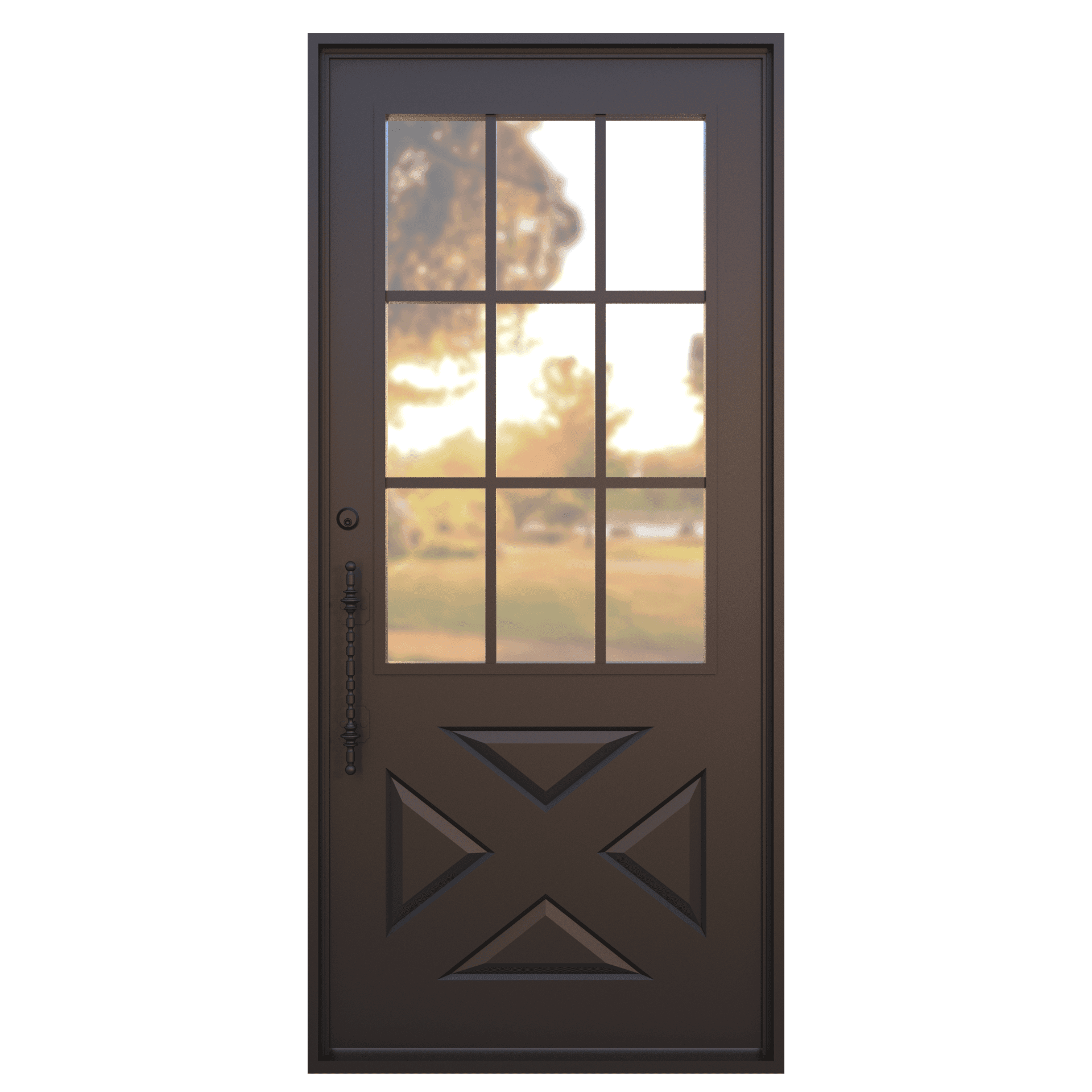 Prague Single Iron Door