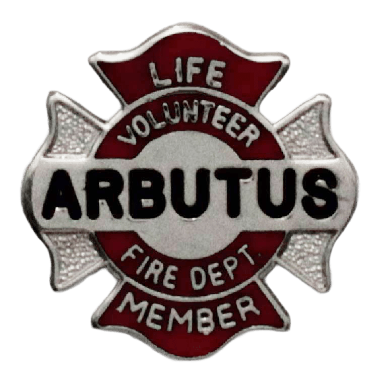 Maltese Pin – LIFE / VOLUNTEER / FIRE DEPT. / MEMBER