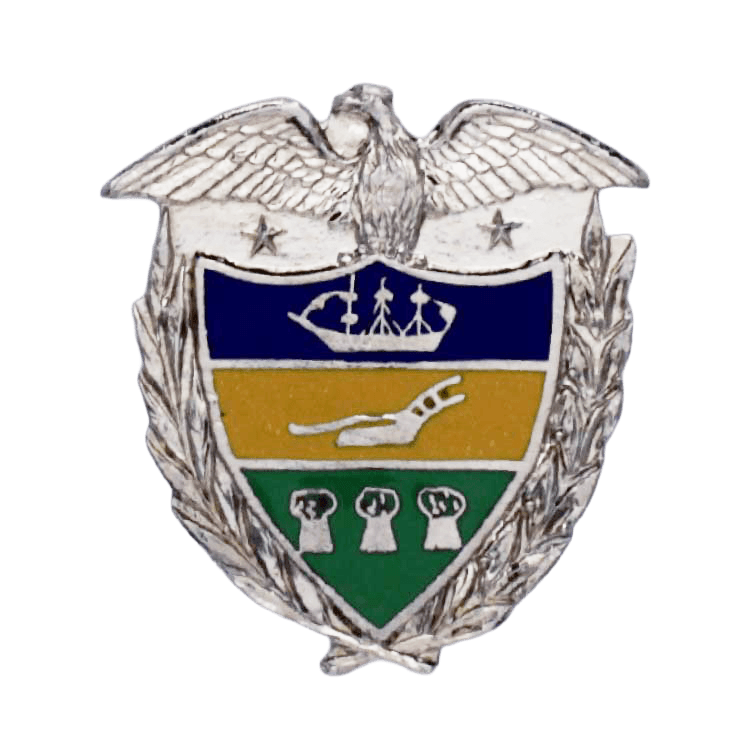 COLLAR DEVICE – 201E <BR />Allegheny Co. Crest<BR />(Sold per pair)