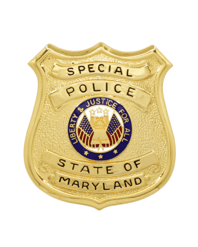 SPECIAL / POLICE / (L&J-FCS) / STATE OF / MARYLAND – Gold Shield