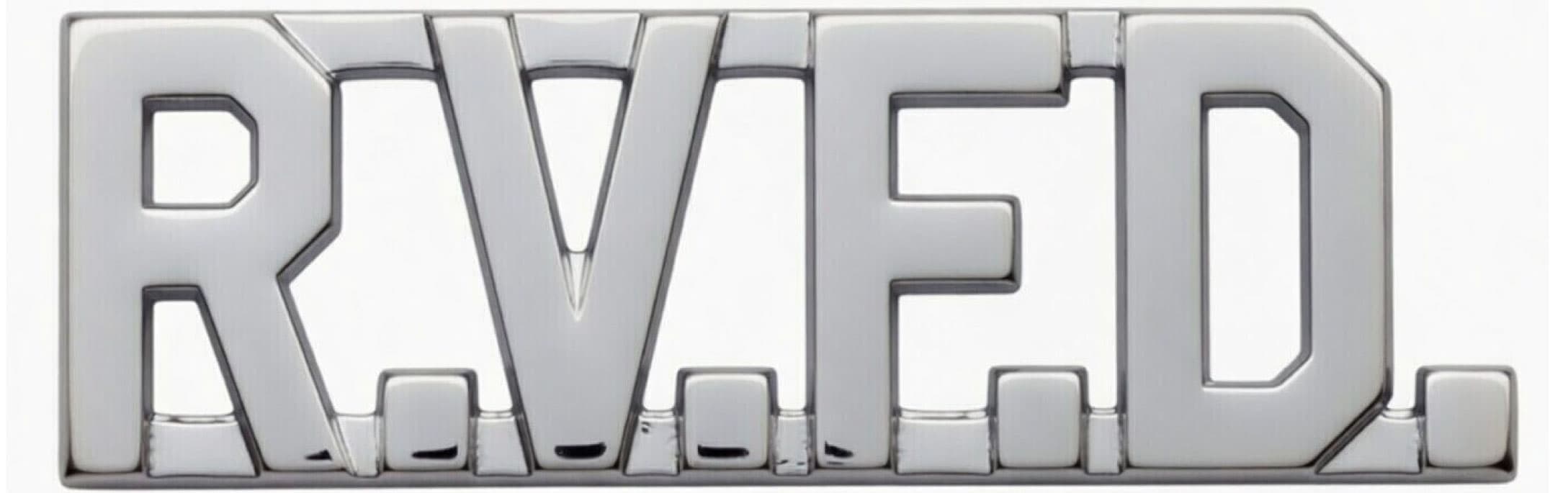 Collar Letter, 1/2″ – R.V.F.D. <br /> (Sold per piece, NOT per pair)