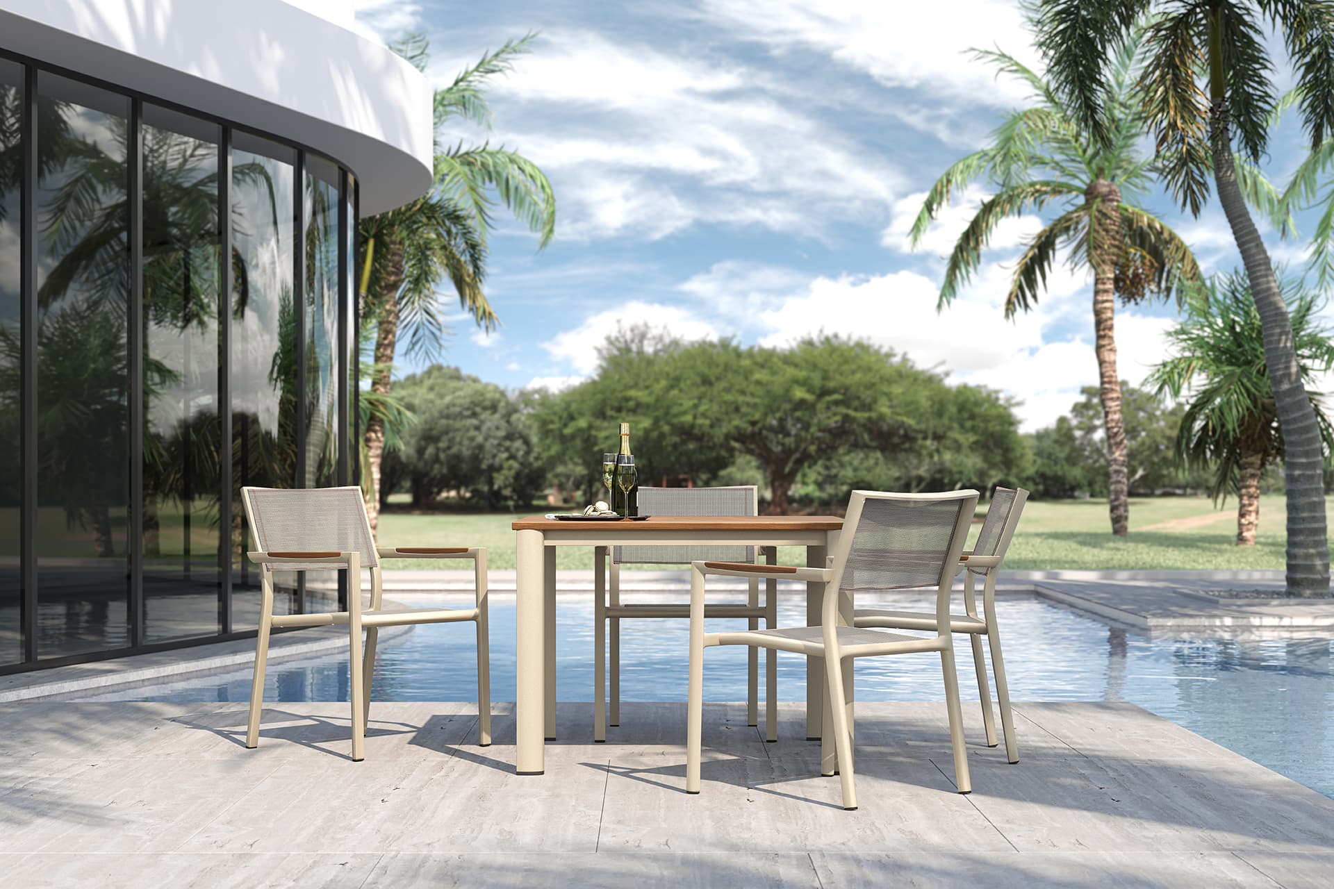 Mesa 40” Square Dining Table - thumbnail 4