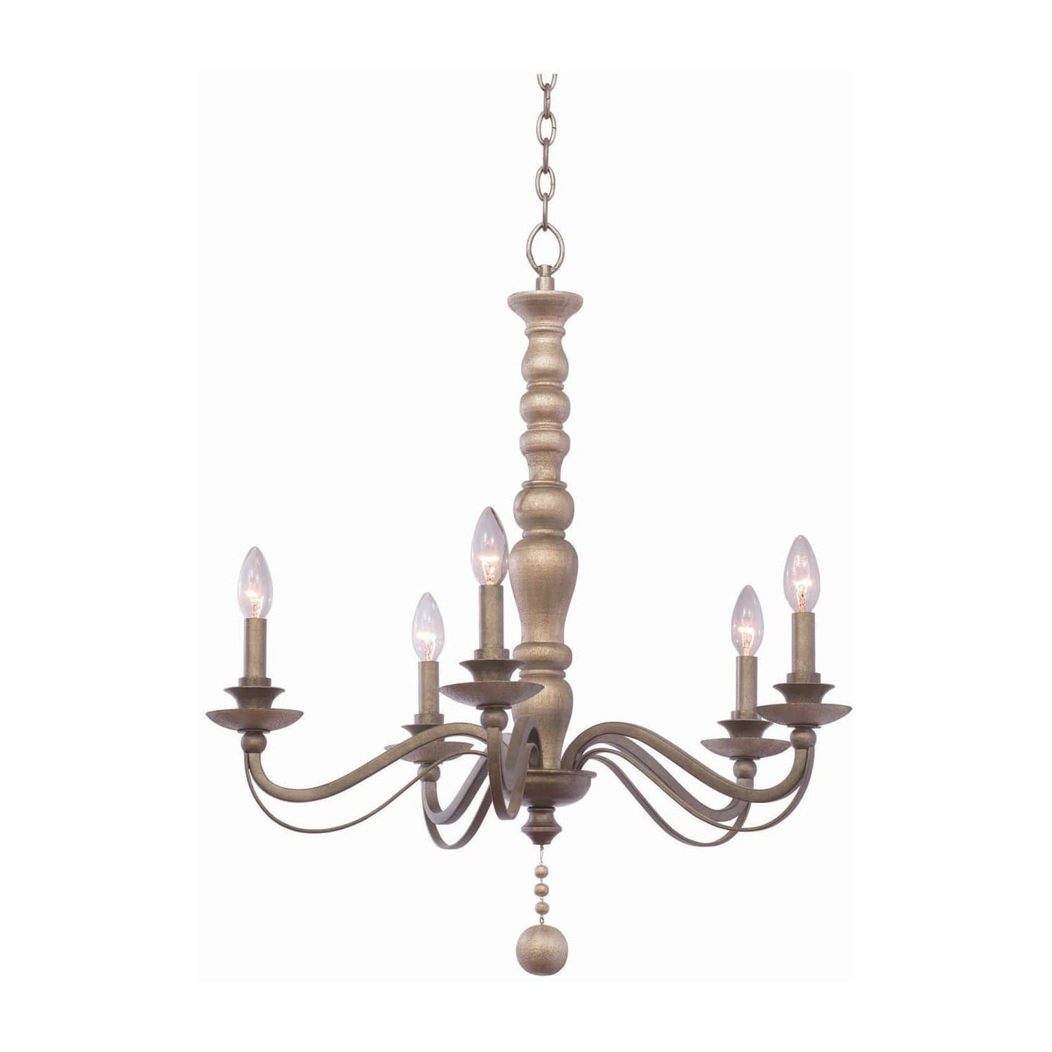 Colony 5 LT Dune Silver Chandelier Kalco