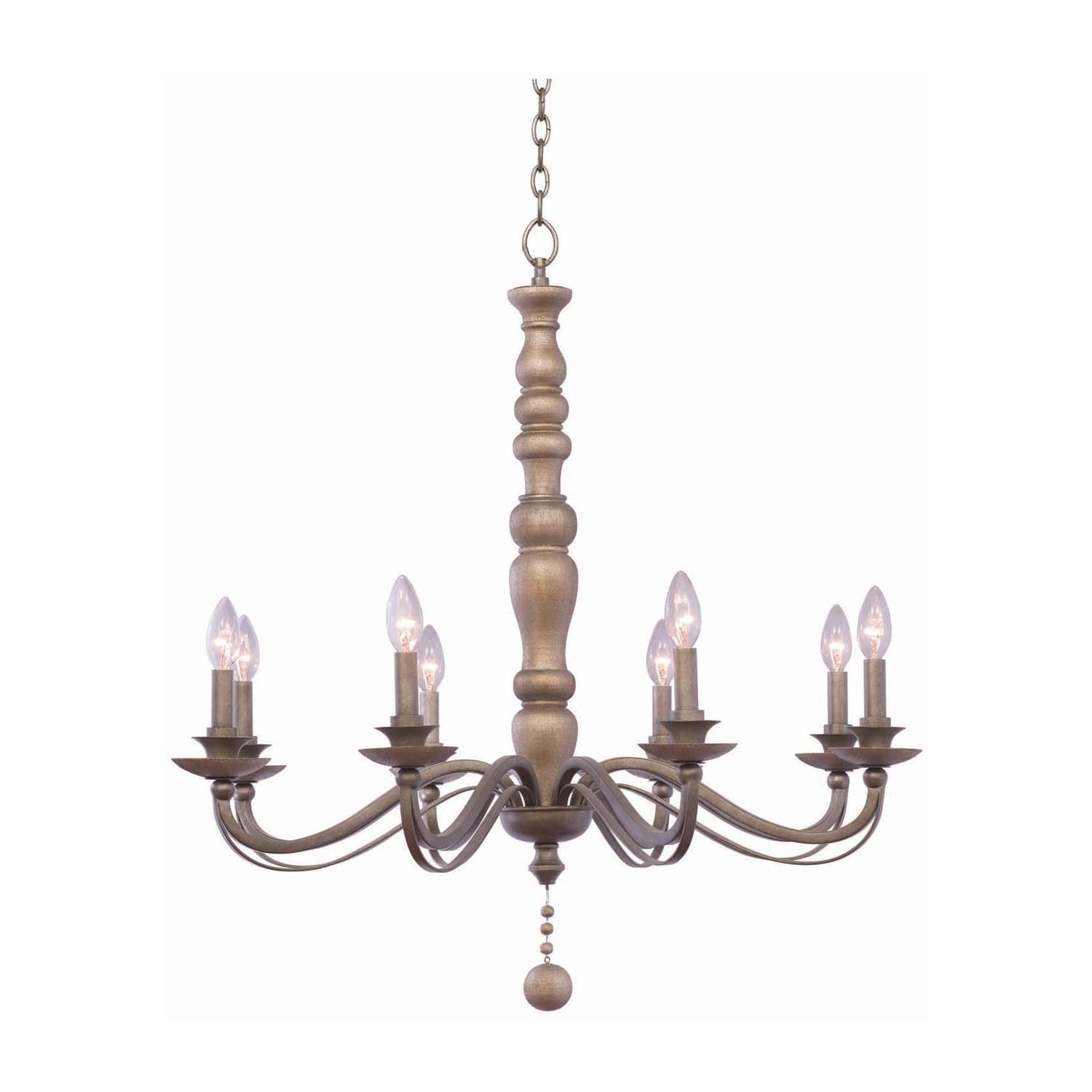 Colony 8 LT Dune Silver Chandelier Kalco