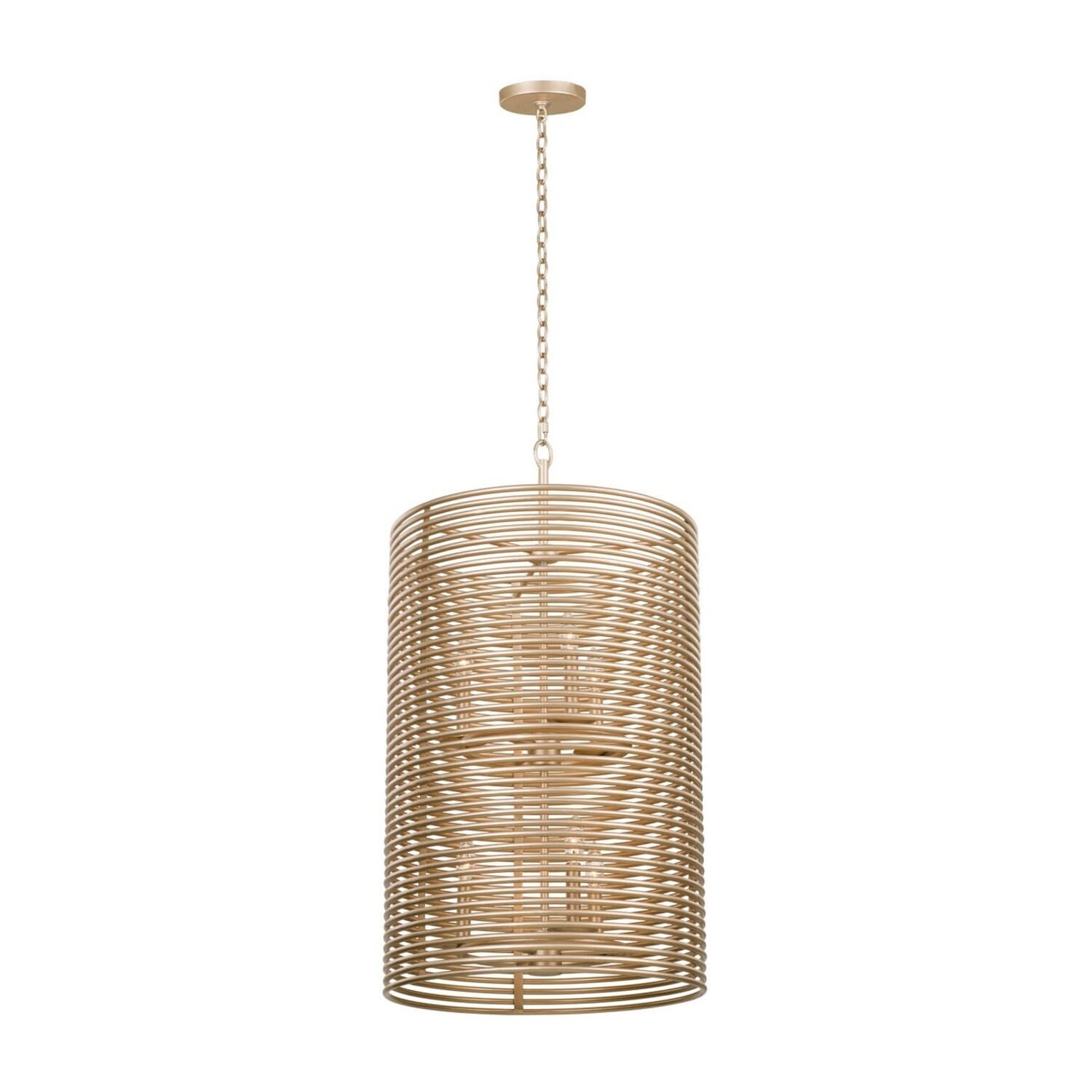 Emery 6 LT Modern Gold Chandelier Kalco