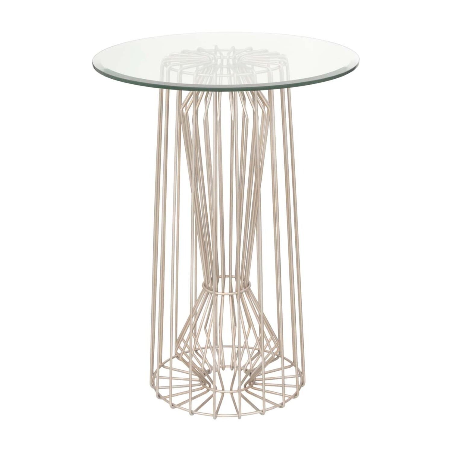 Metro Pearl Silver Table Kalco