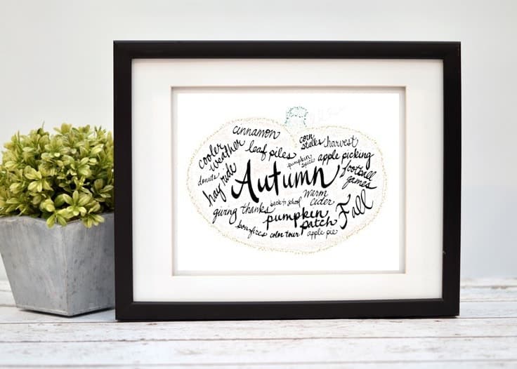 Autumn Printable Art – Digital Print - thumbnail 3
