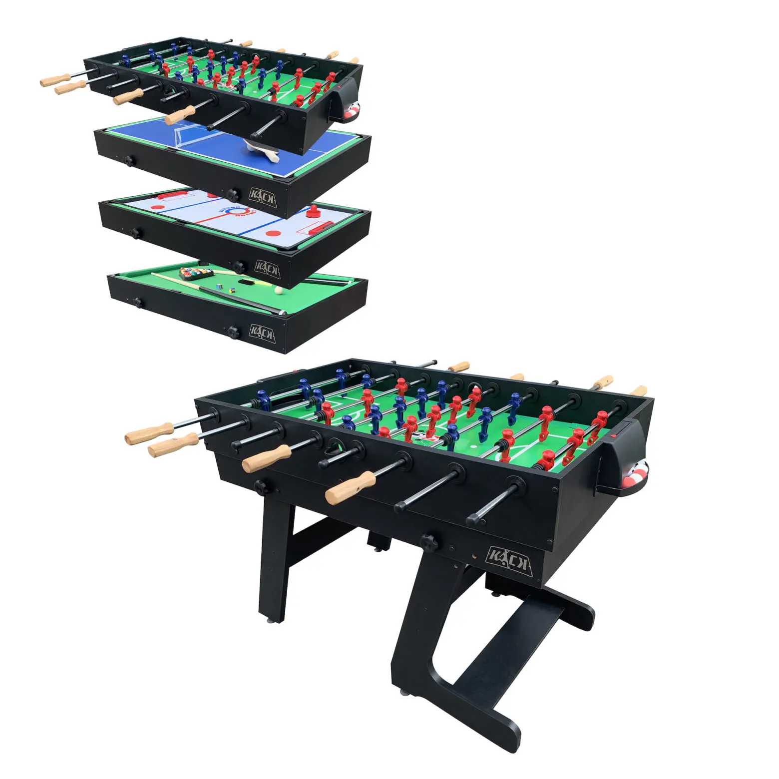 KICK Quatro 55″ 4-in-1 Multi-Game Table