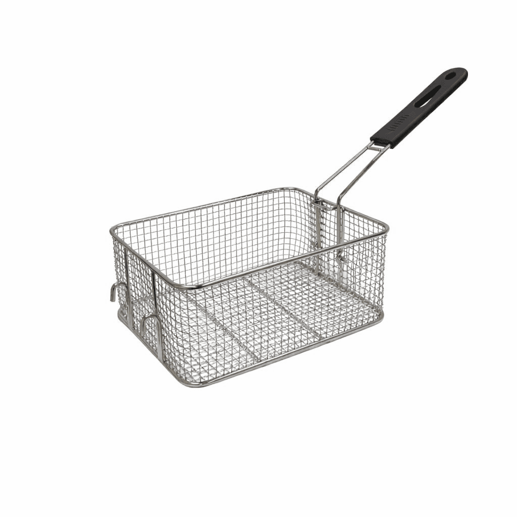 Part # 15 + 17 Deep Fryer Stainless Steel Basket Assembly (Fit KWS DY-6 and DY-12 Models)