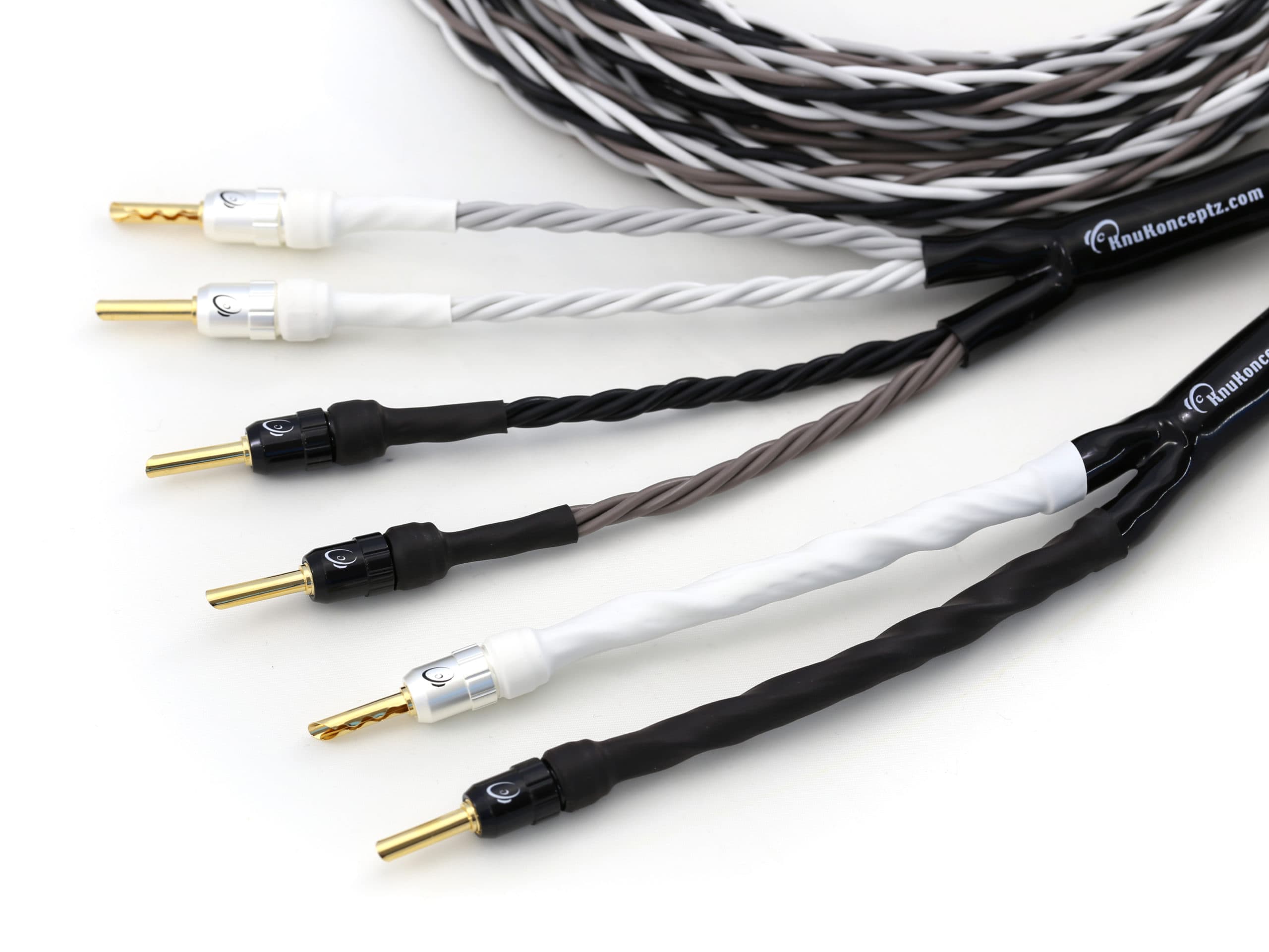 Krux Interlaced Braid 8 Gauge Terminated Speaker Cable Pair