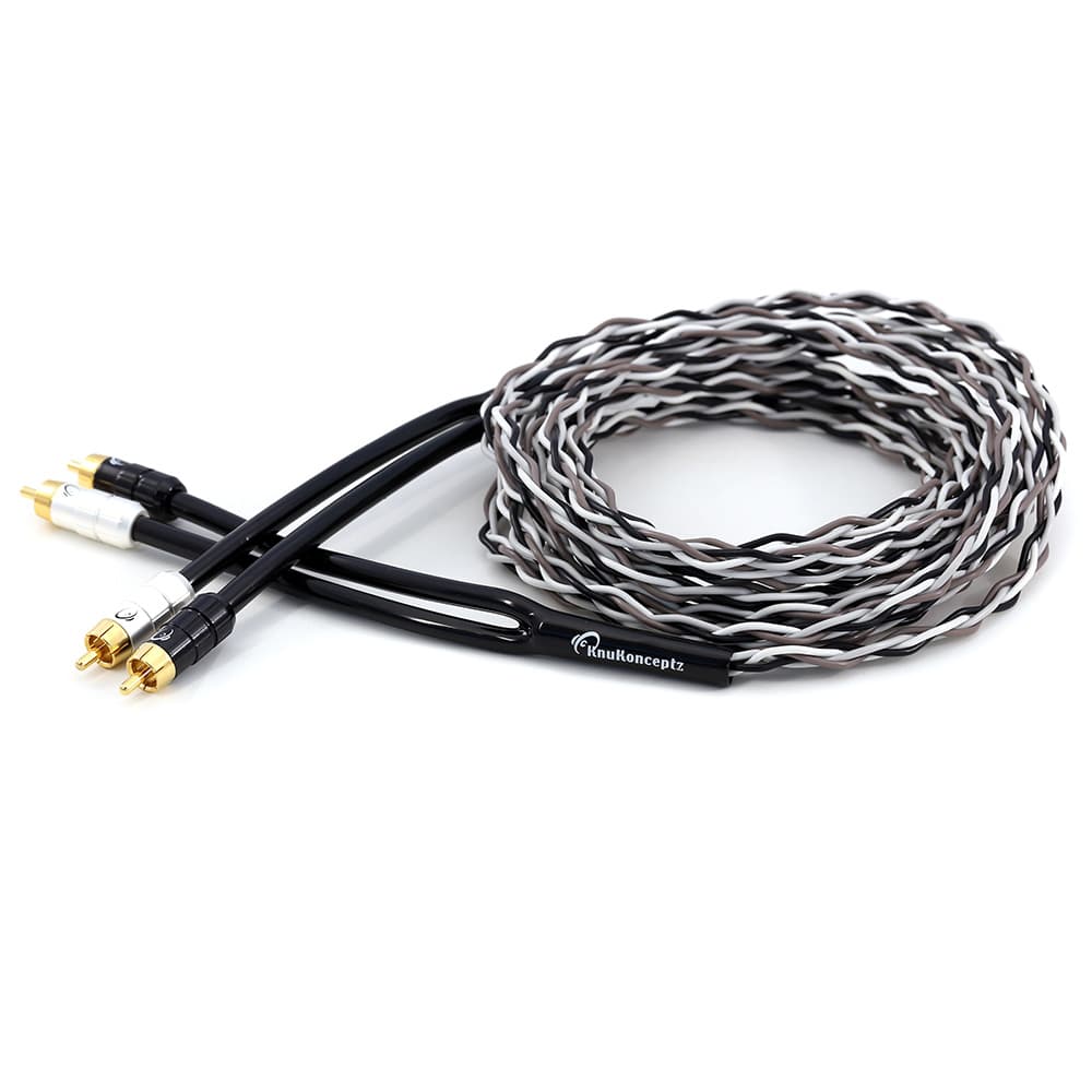 Krux Interlaced 3D Copper Twisted Pair RCA Cable