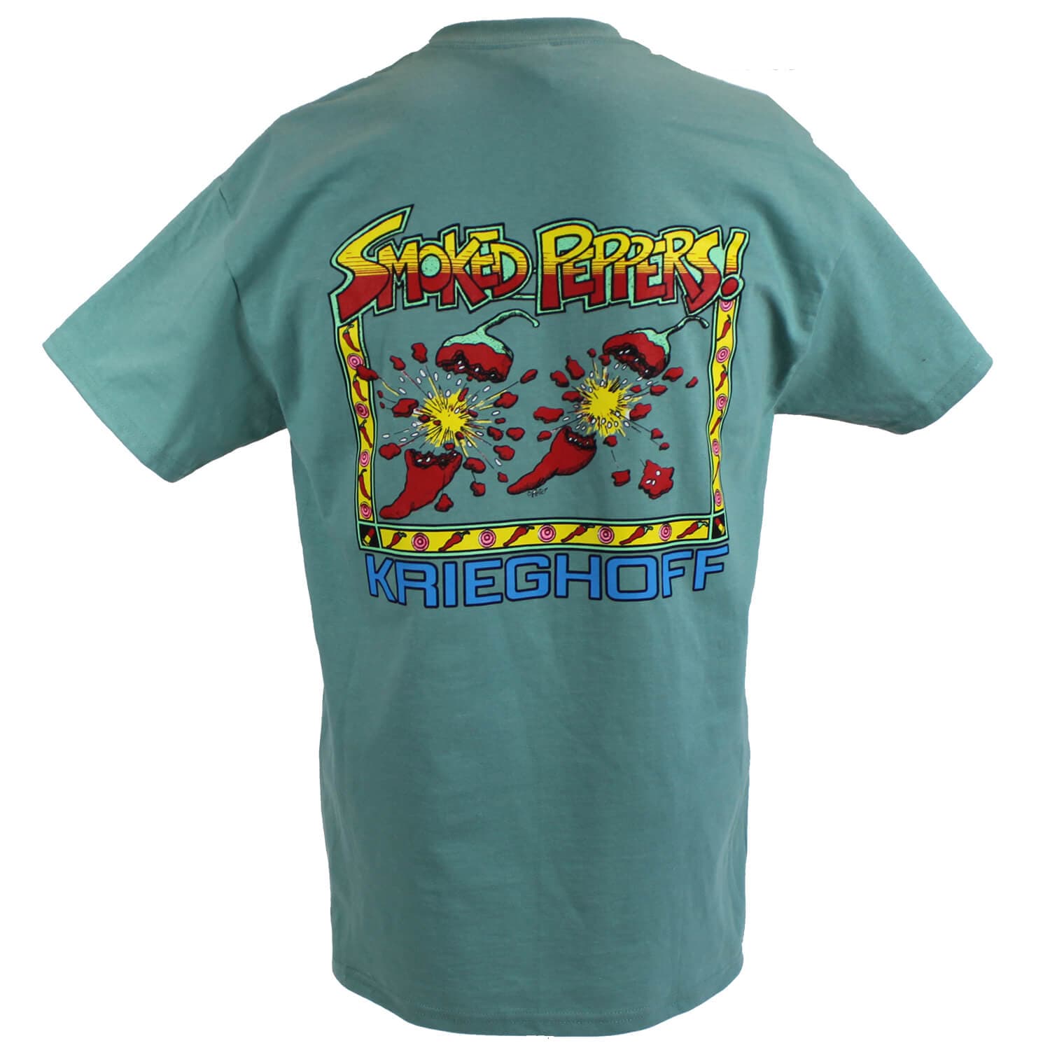 T-Shirt “Smoked Peppers”, Green