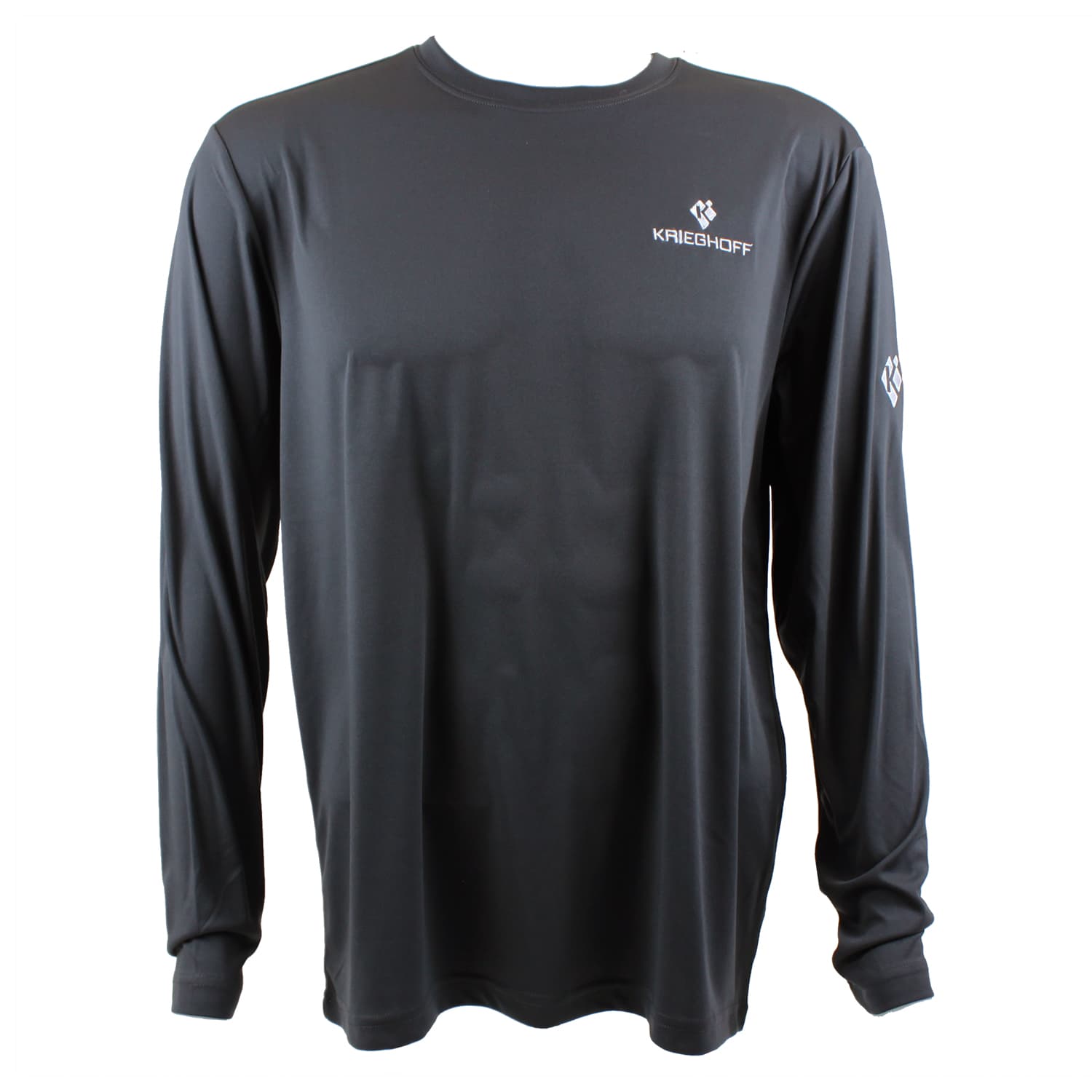 Krieghoff Long Sleeve Performance T-Shirt, Dark Grey - thumbnail 2