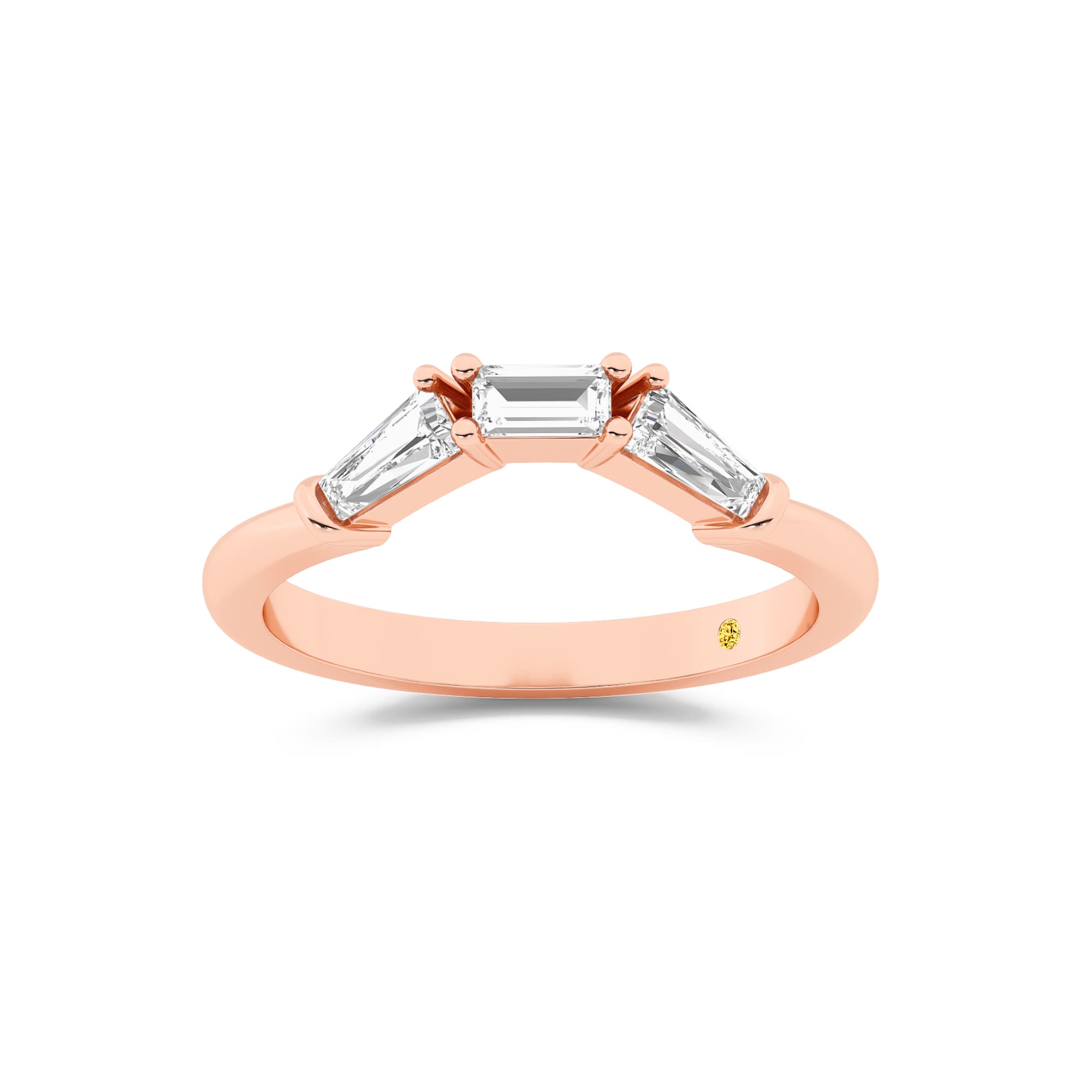 Mavis Lab Grown Baguette Diamond Band - thumbnail 8