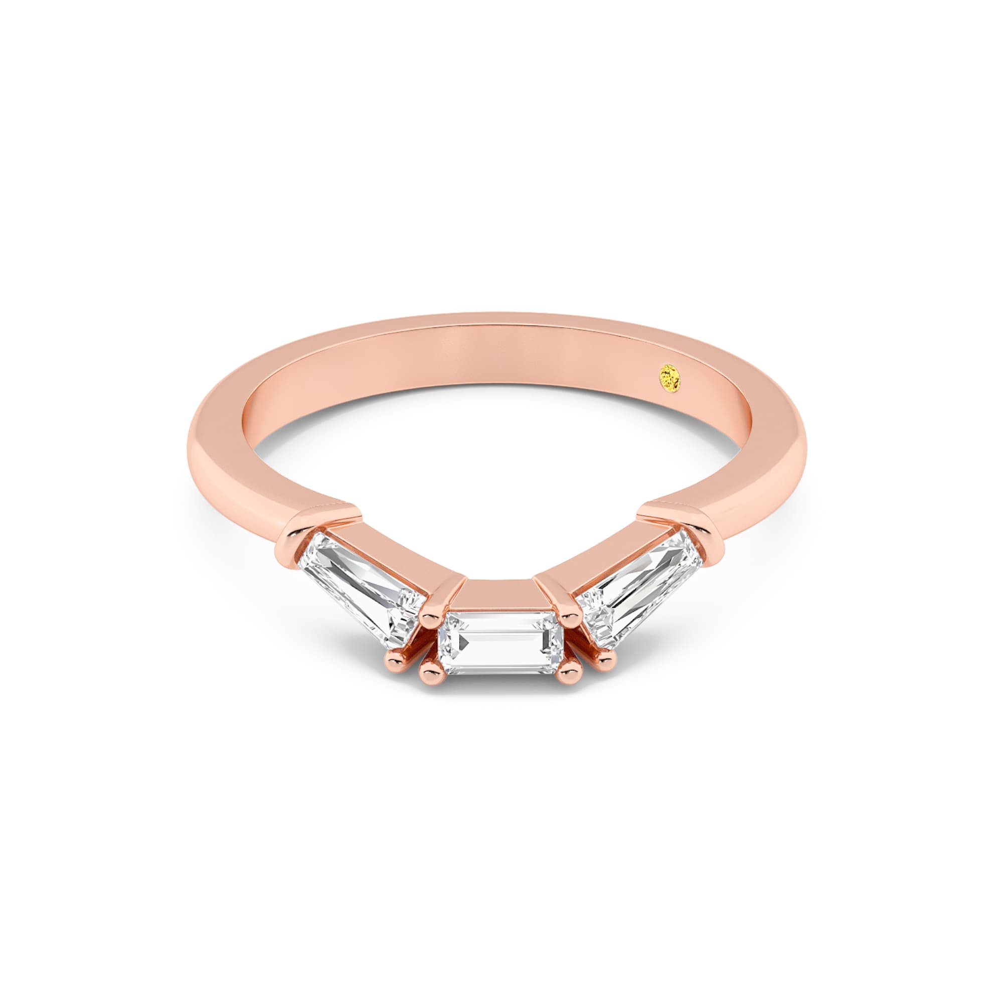 Mavis Lab Grown Baguette Diamond Band - thumbnail 10