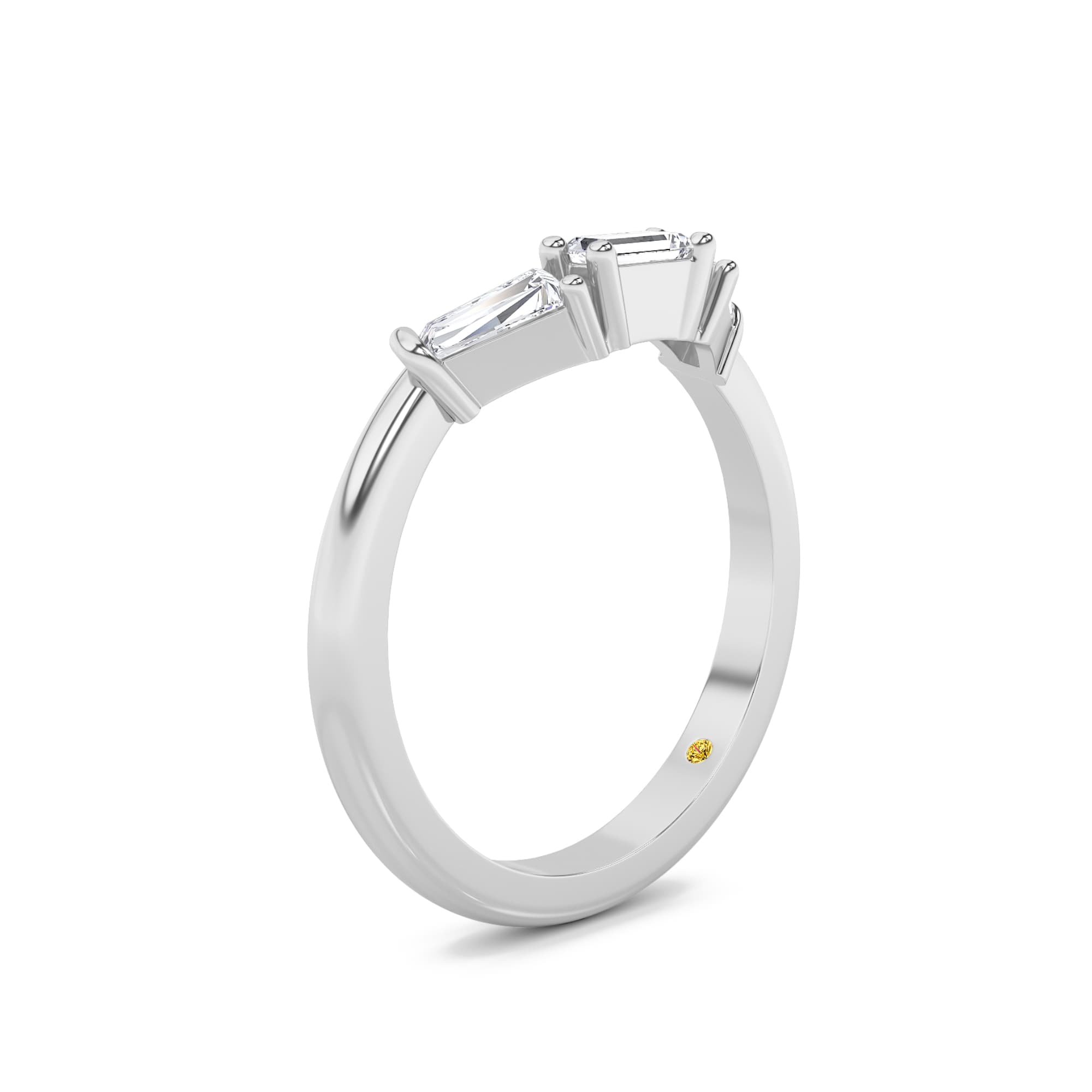 Mavis Lab Grown Baguette Diamond Band - thumbnail 3