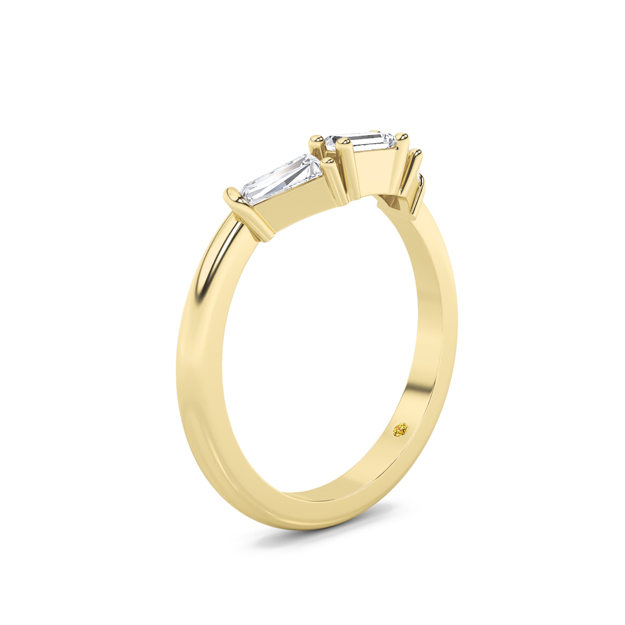 Mavis Lab Grown Baguette Diamond Band - thumbnail 6