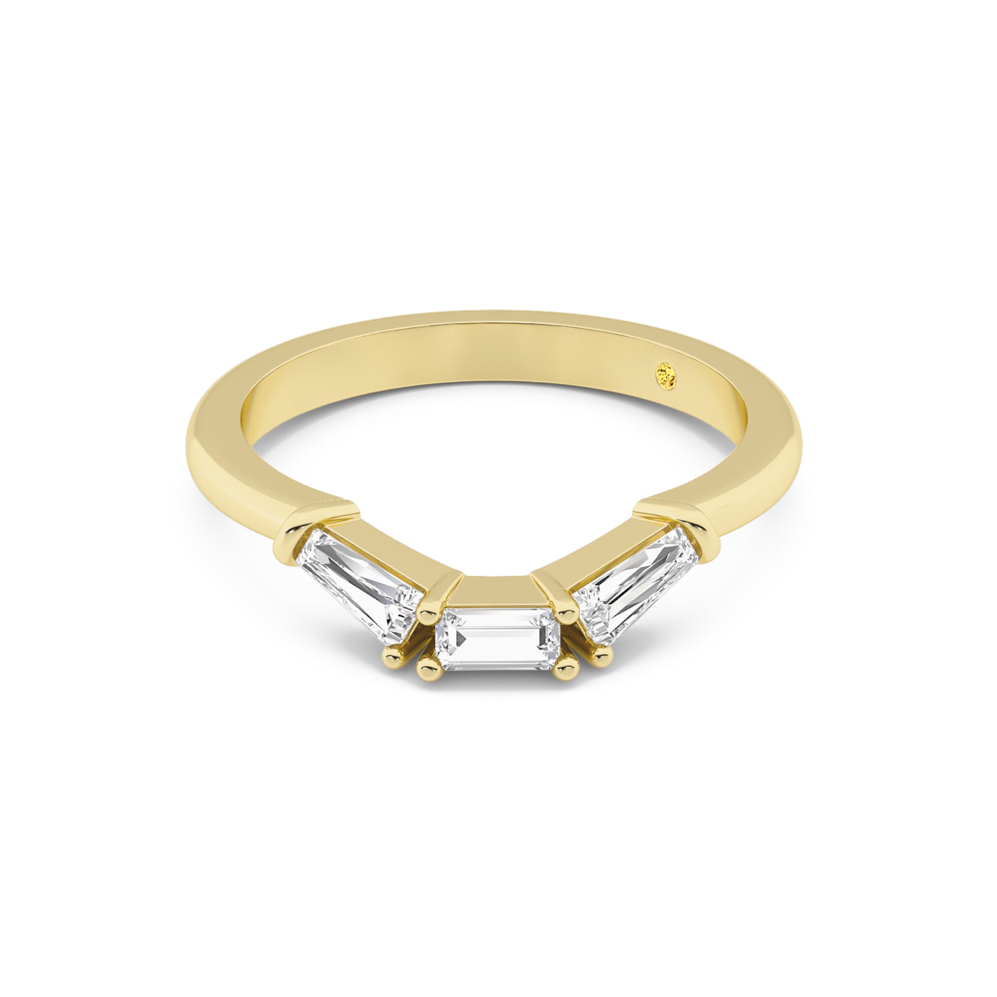Mavis Lab Grown Baguette Diamond Band - thumbnail 7