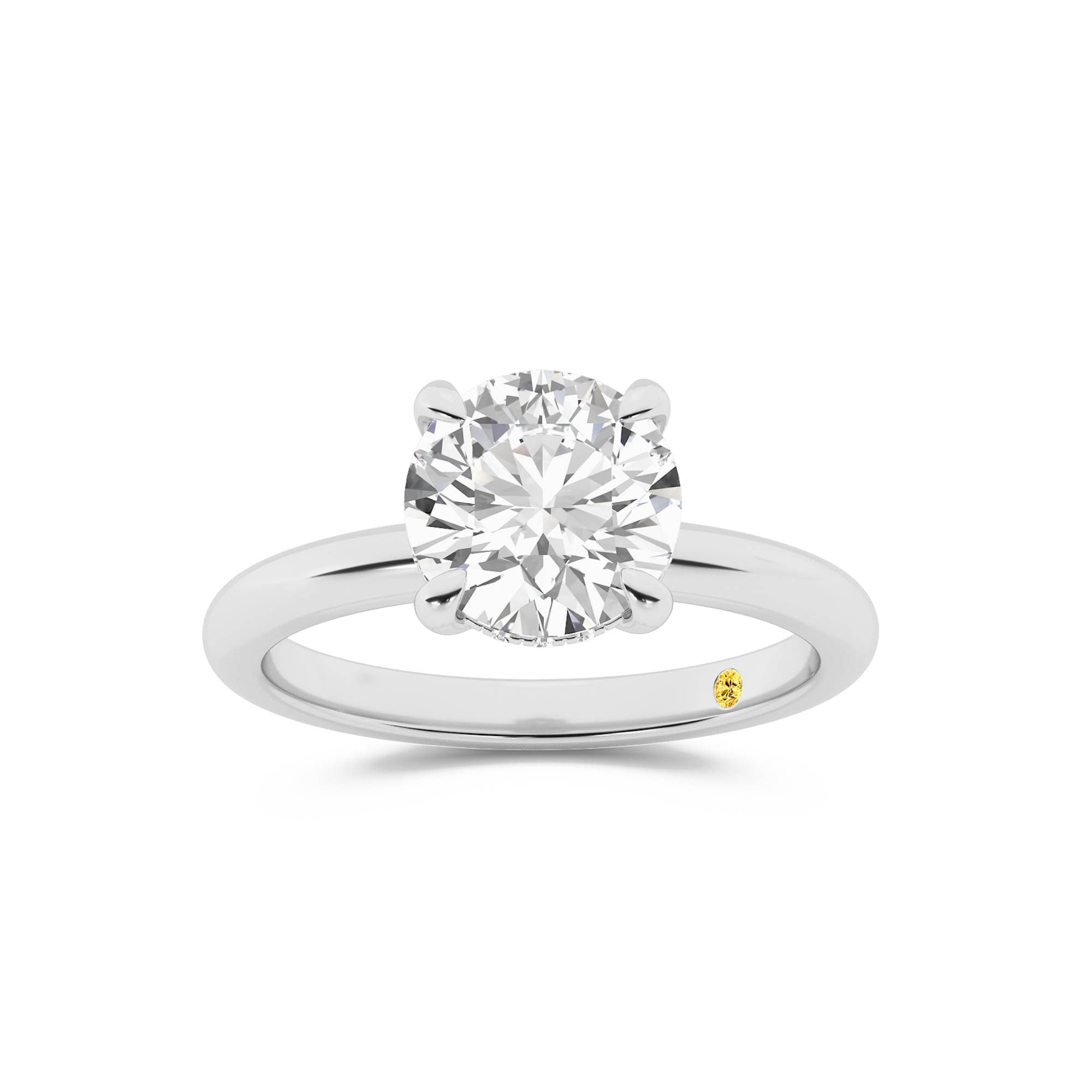 Fez Engagment Ring with the Orion Wedding Band - thumbnail 3