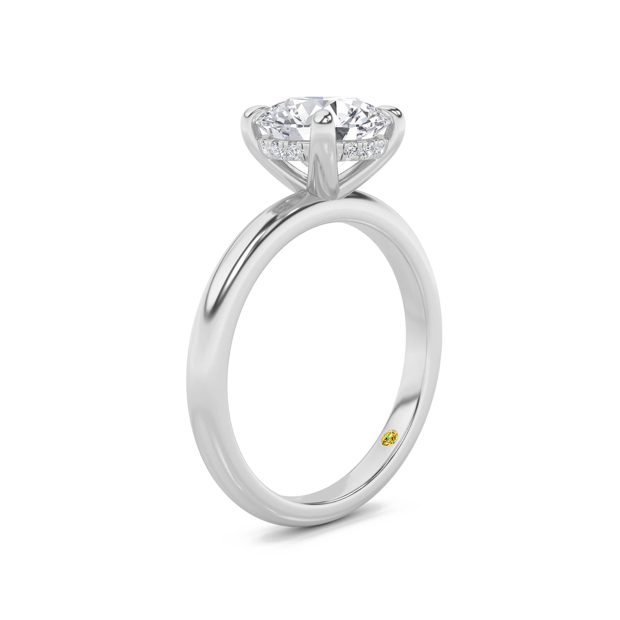 Fez Engagment Ring with the Orion Wedding Band - thumbnail 4