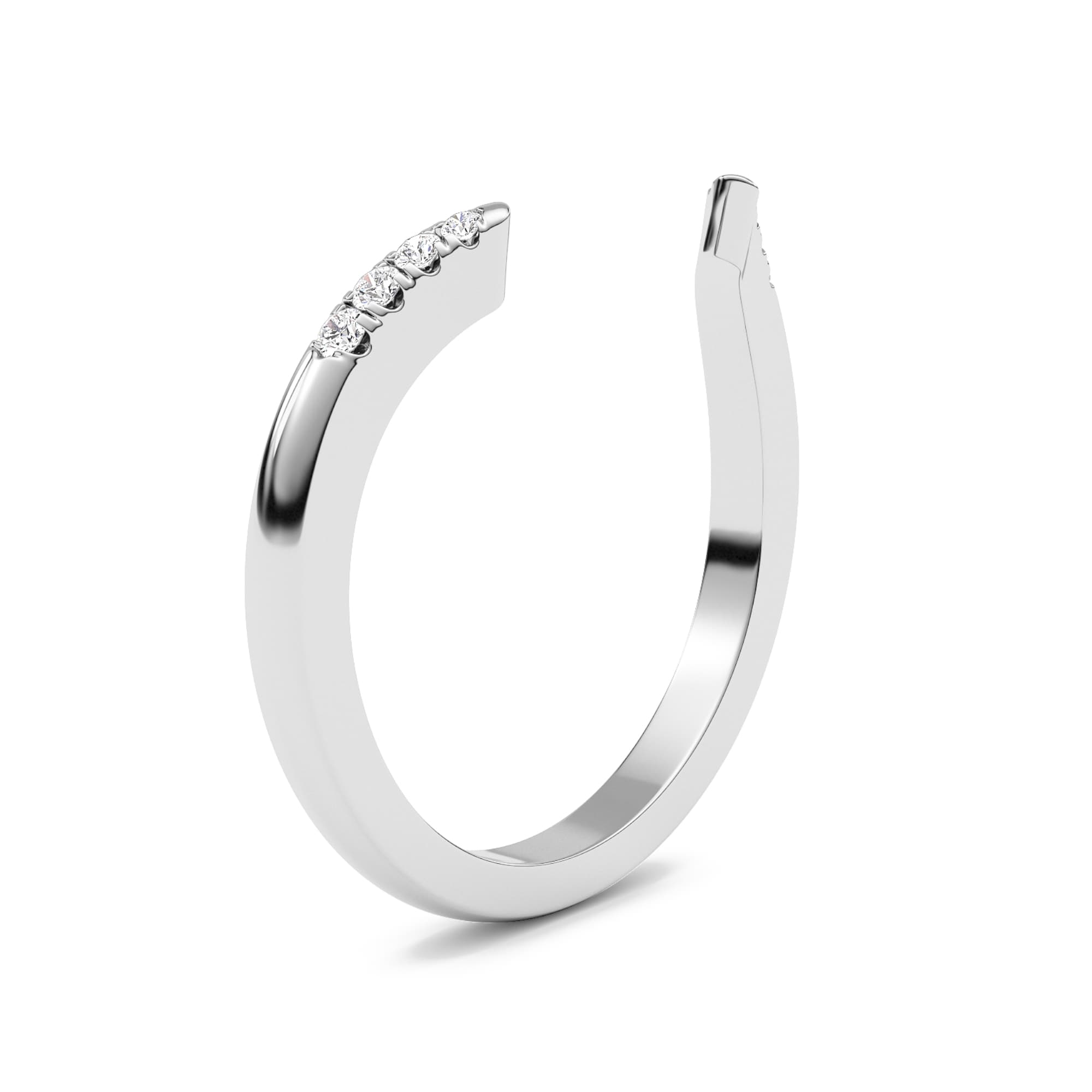 Thalia Engagment Ring with the Thalia Crest Wedding Band - thumbnail 6