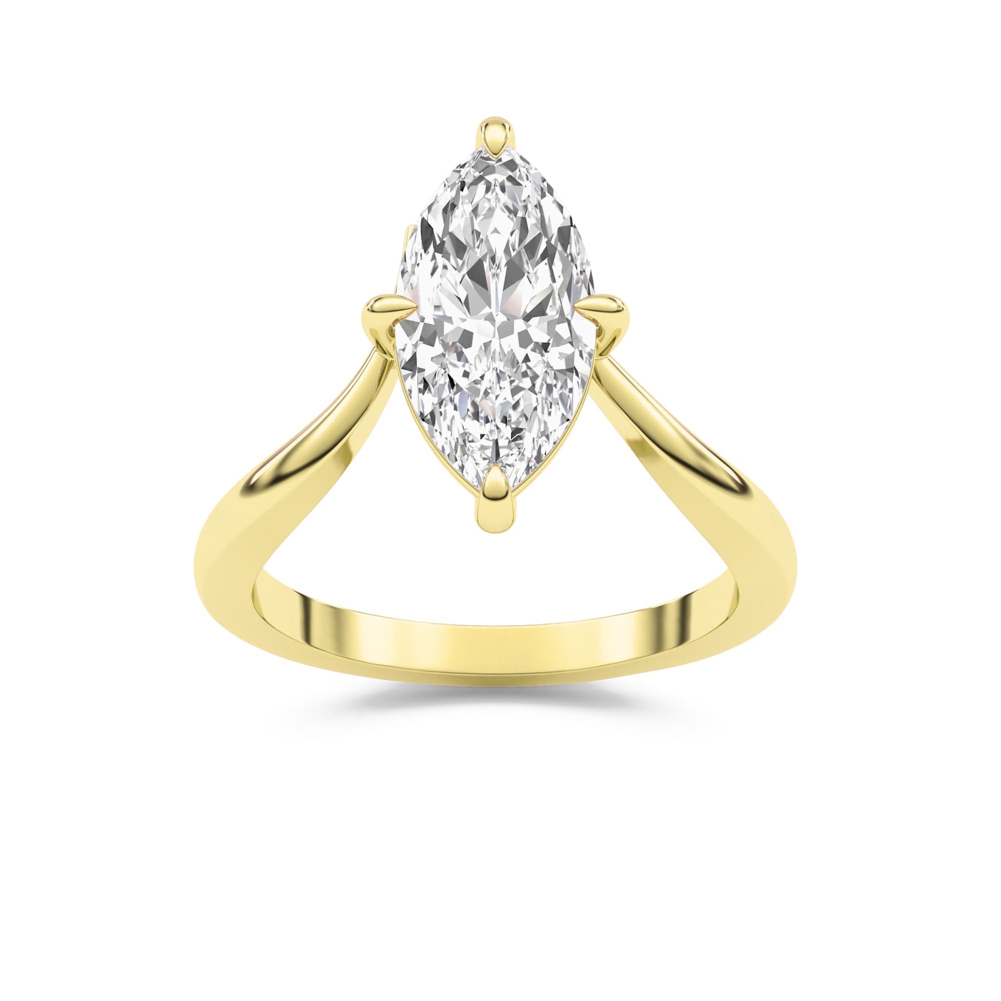 Thalia Engagment Ring with the Thalia Crest Wedding Band - thumbnail 8