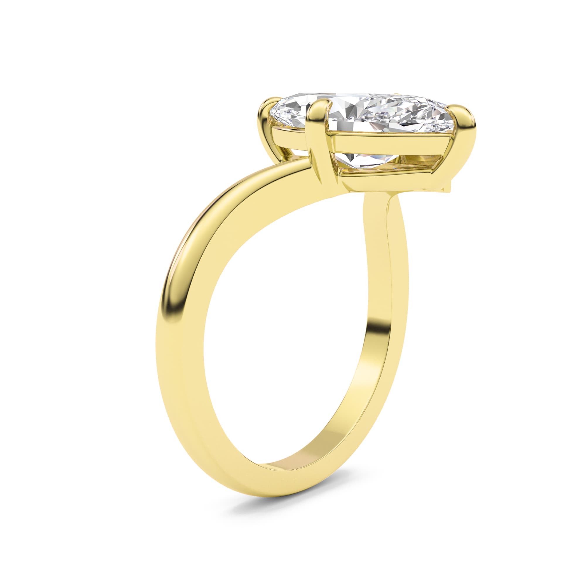 Thalia Engagment Ring with the Thalia Crest Wedding Band - thumbnail 9