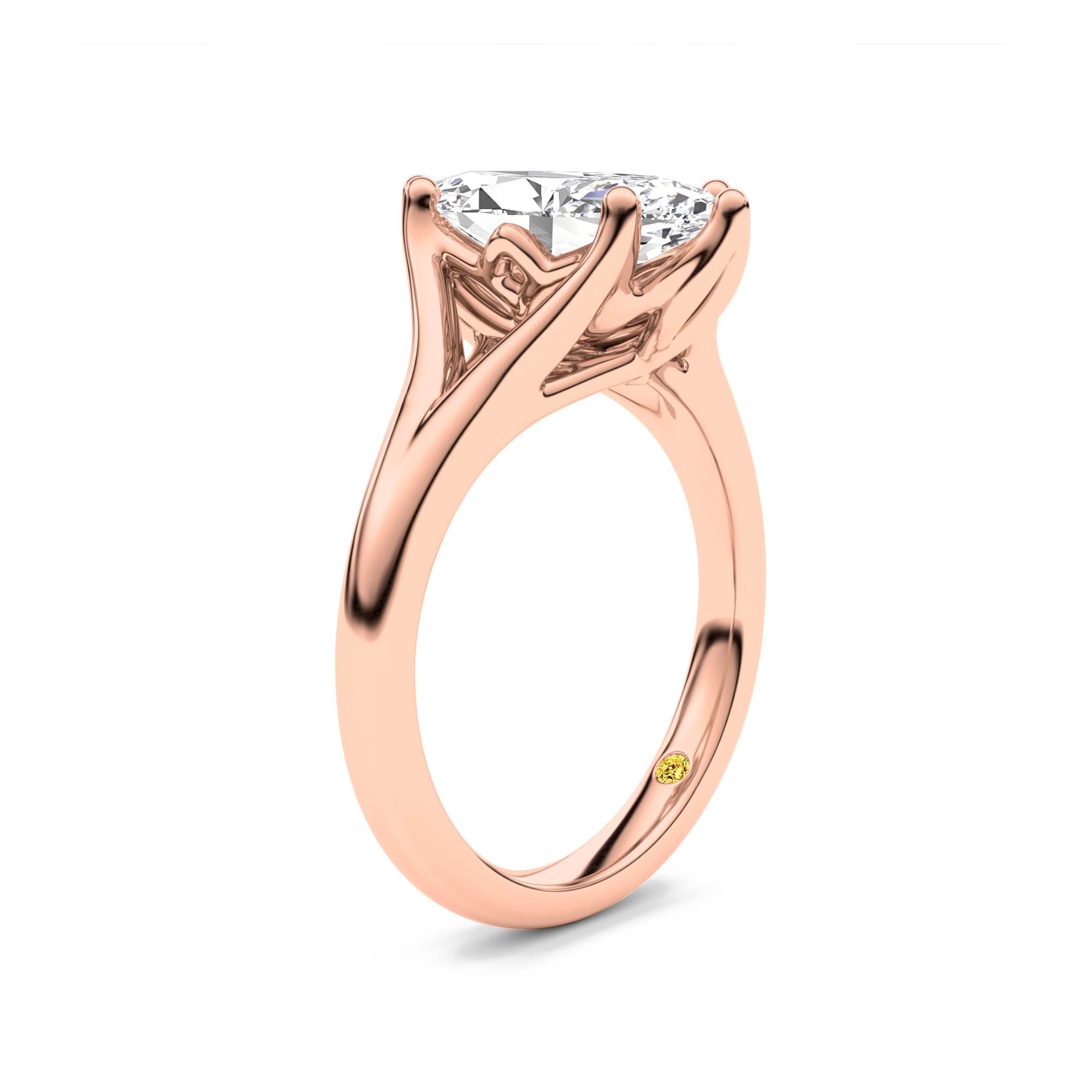 Rosie Marquise Lab Grown Diamond Engagement Ring - thumbnail 8