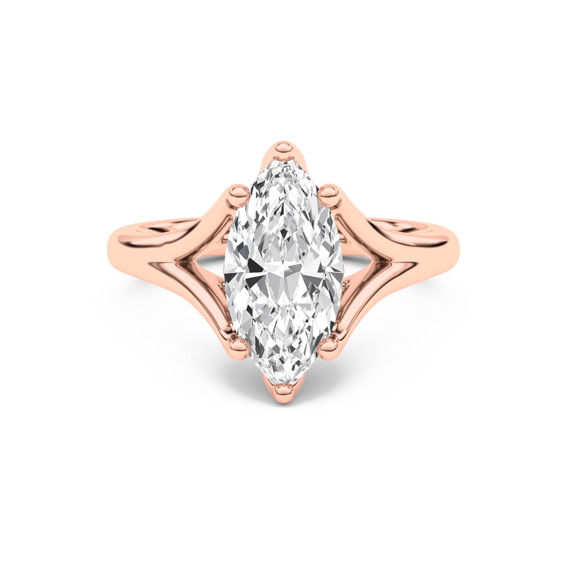 Rosie Marquise Lab Grown Diamond Engagement Ring - thumbnail 9