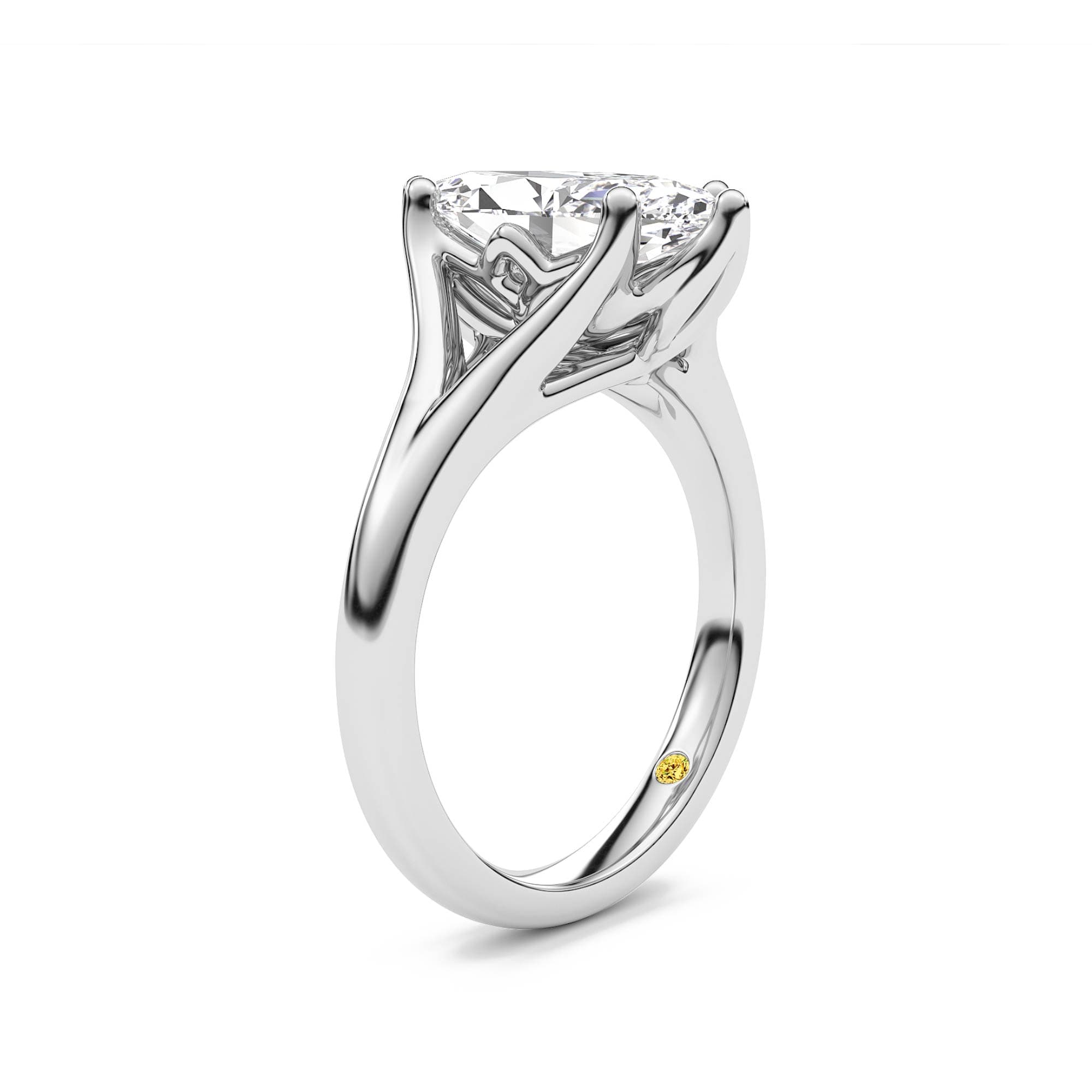 Rosie Marquise Lab Grown Diamond Engagement Ring - thumbnail 2