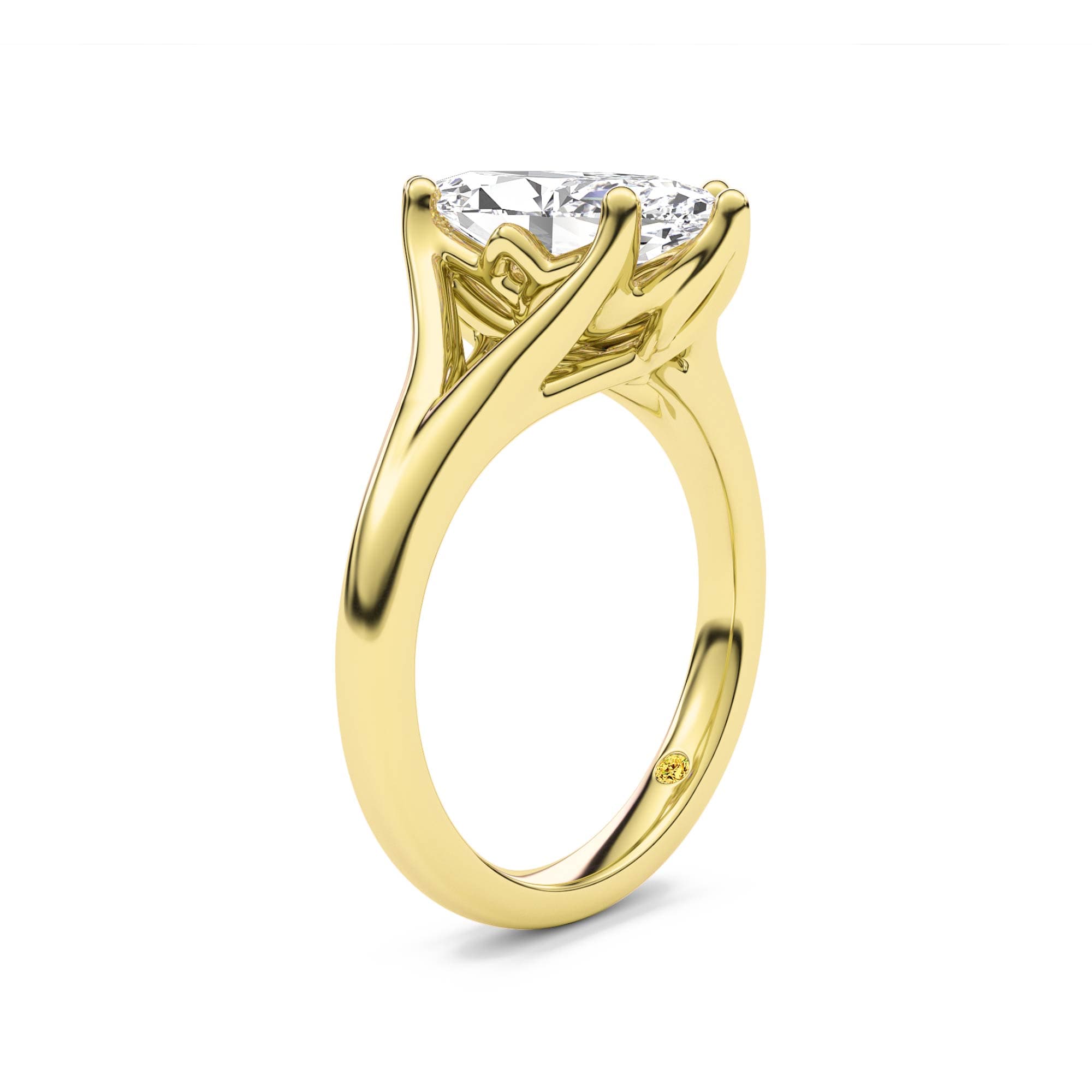 Rosie Marquise Lab Grown Diamond Engagement Ring - thumbnail 5
