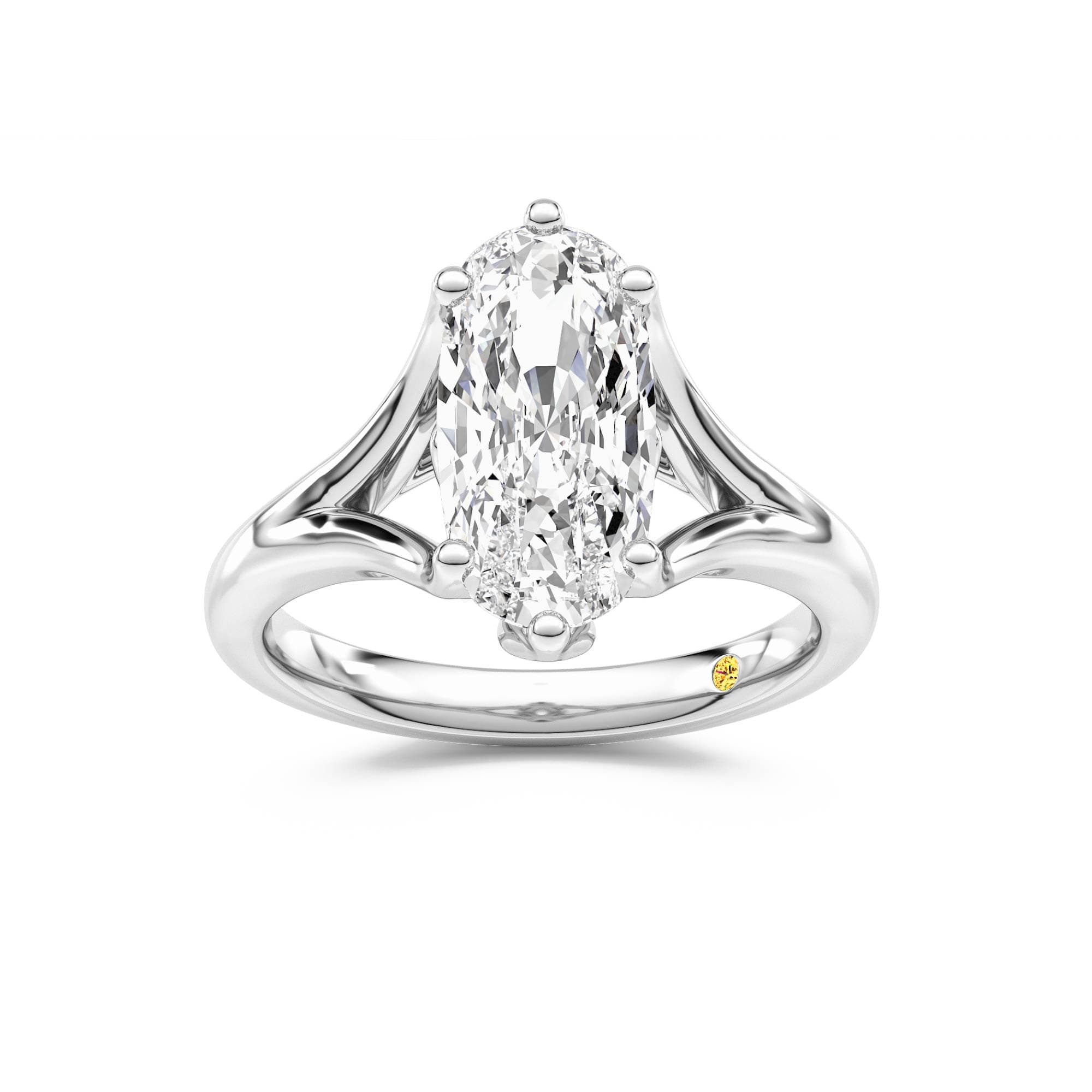 Rosie Marquise Lab Grown Diamond Engagement Ring - thumbnail 10