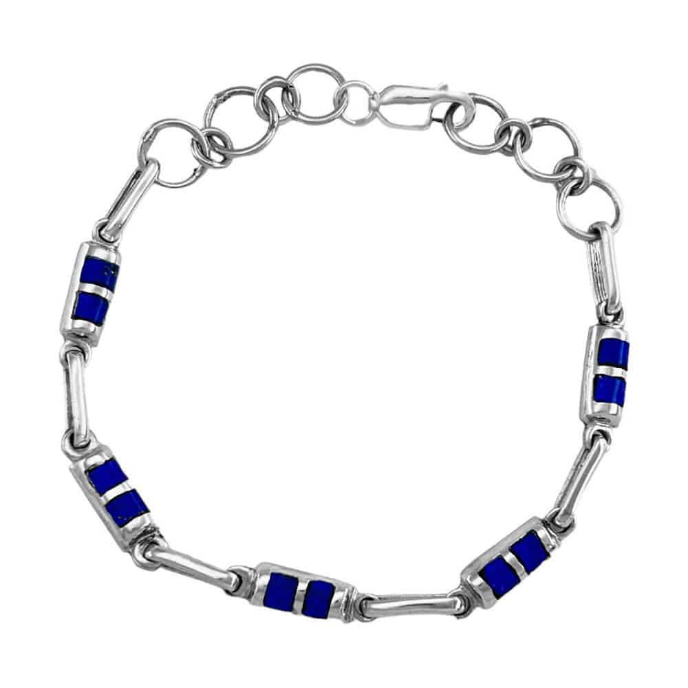 Sterling Silver Zebra Chained Module Bracelet or Anklet