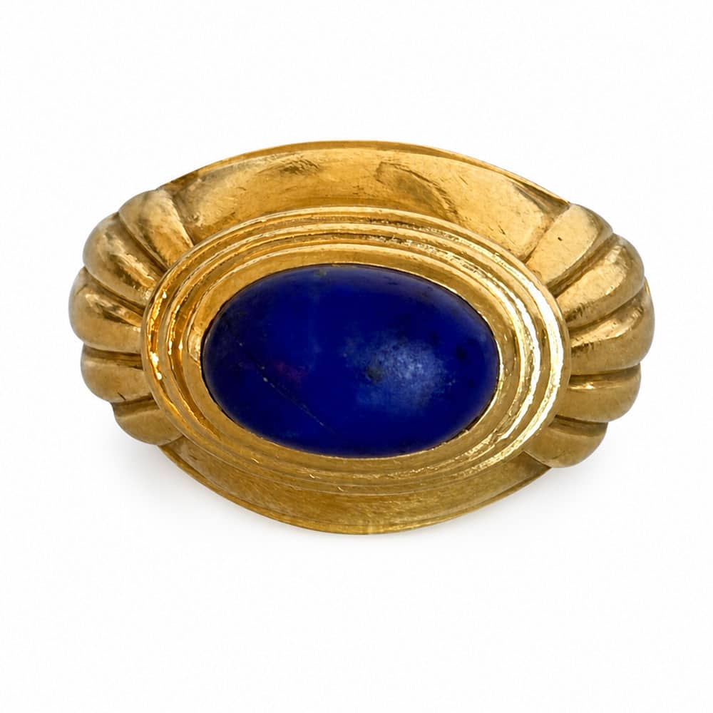 Thalassa Lapis Lazuli and 18K Gold Ring