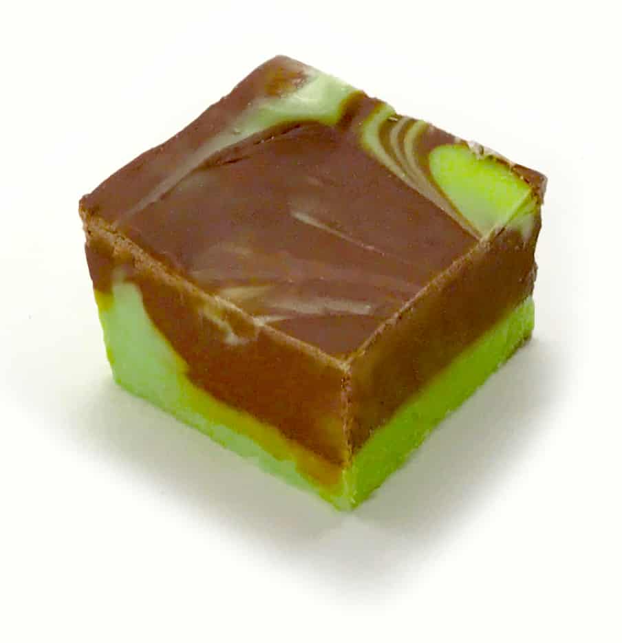 Mint Chocolate Swirl Fudge