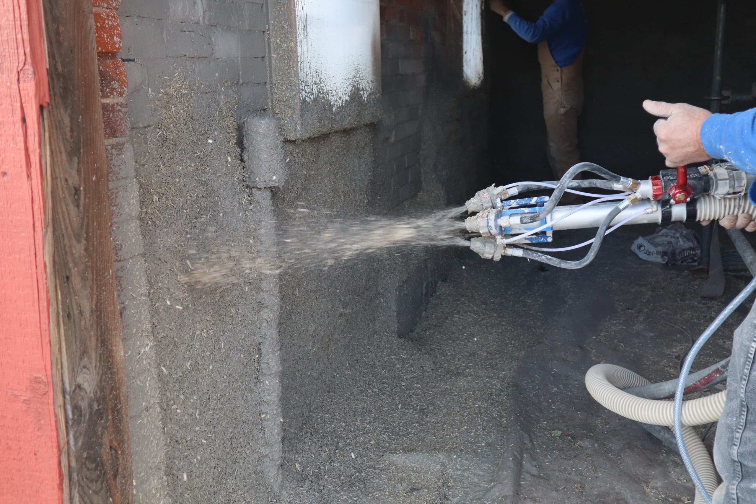 ARTisAn Objective® Workshop MAS-12 – Automated Hempcrete Install using customized EuroMair® Projection System - thumbnail 10