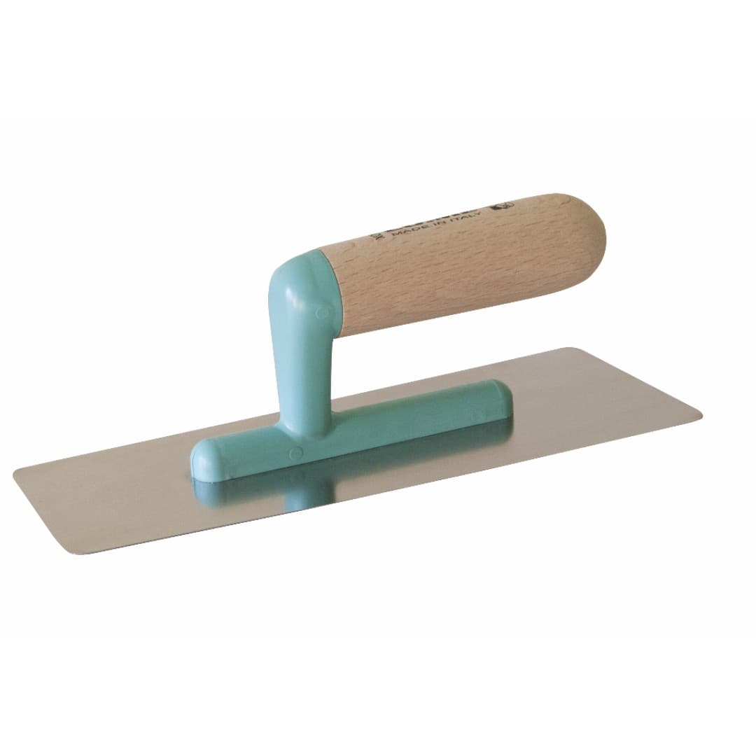 CO.ME Lightflex Venetian Trowel 20cm x 8cm w/ wood handle